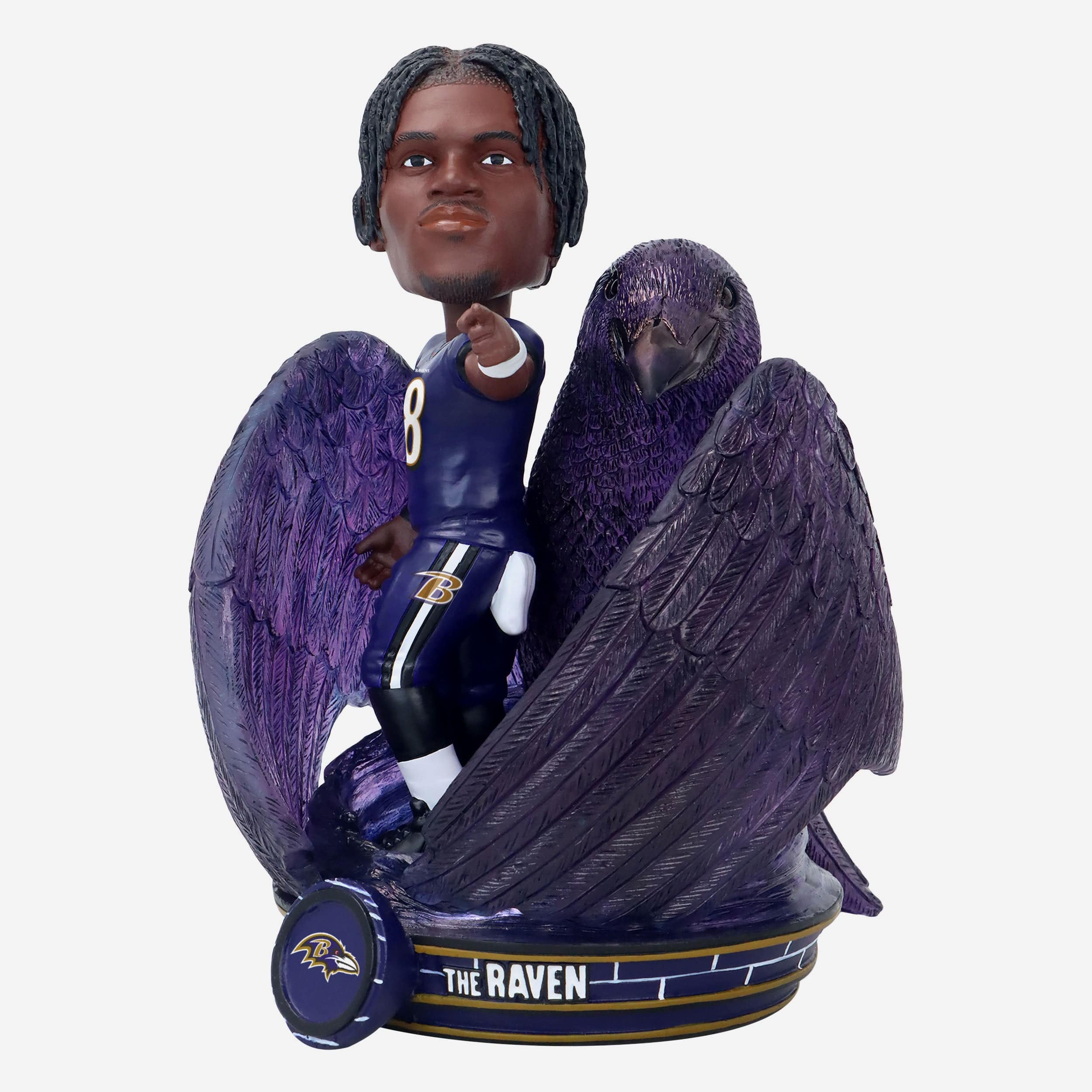 Lamar Jackson Baltimore Ravens Raven Spirit Animal Bobblehead - Image 5
