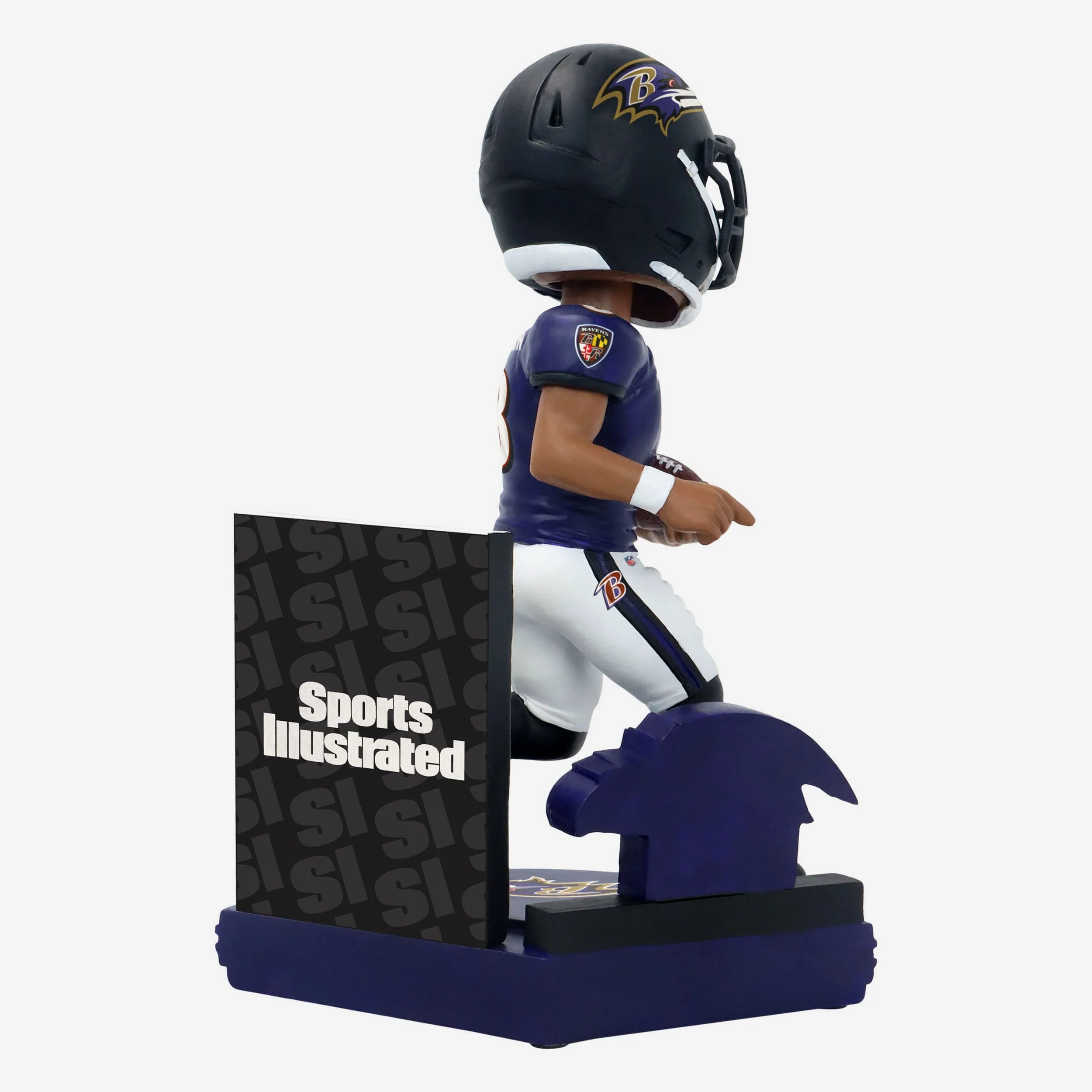 Lamar Jackson Baltimore Ravens What is a Quarterback Sports Illustrated Cover Bobblehead - Image 6