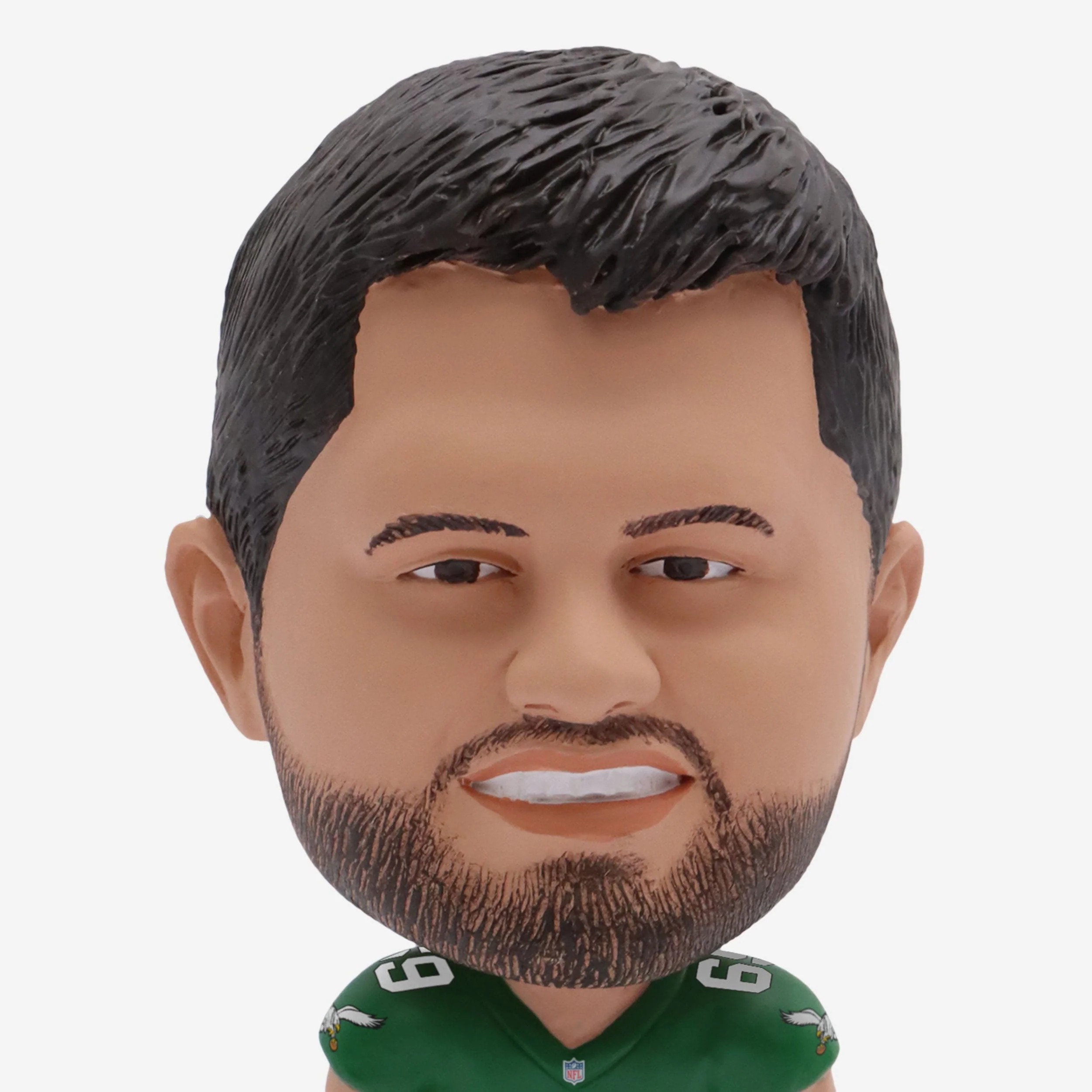 Landon Dickerson Philadelphia Eagles Kelly Green Uniform Field Stripe Mini Bighead Bobblehead - Image 2
