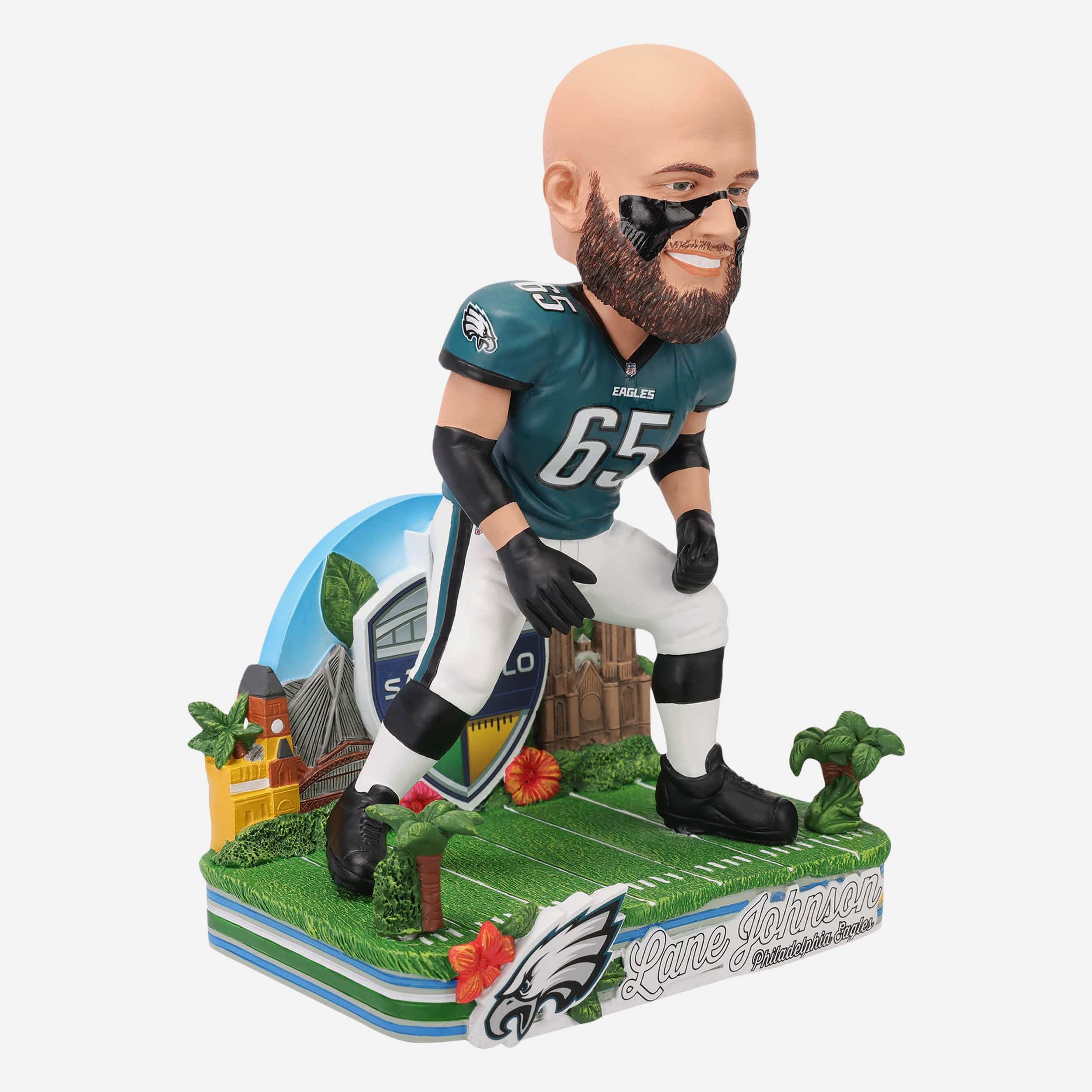 Lane Johnson Philadelphia Eagles 2024 International Game Bobblehead - Image 4