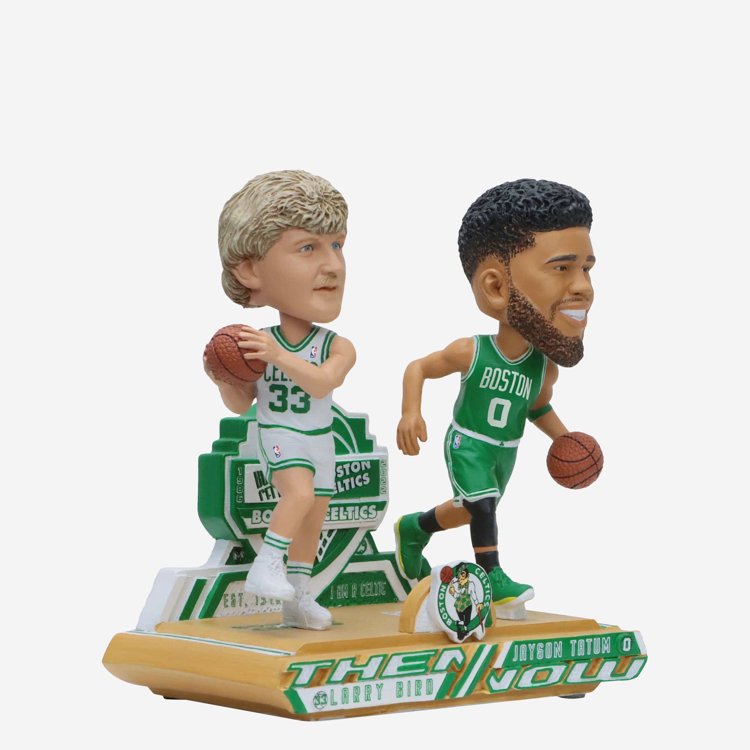 Larry Bird & Jayson Tatum Boston Celtics Then And Now Bobblehead - Image 5