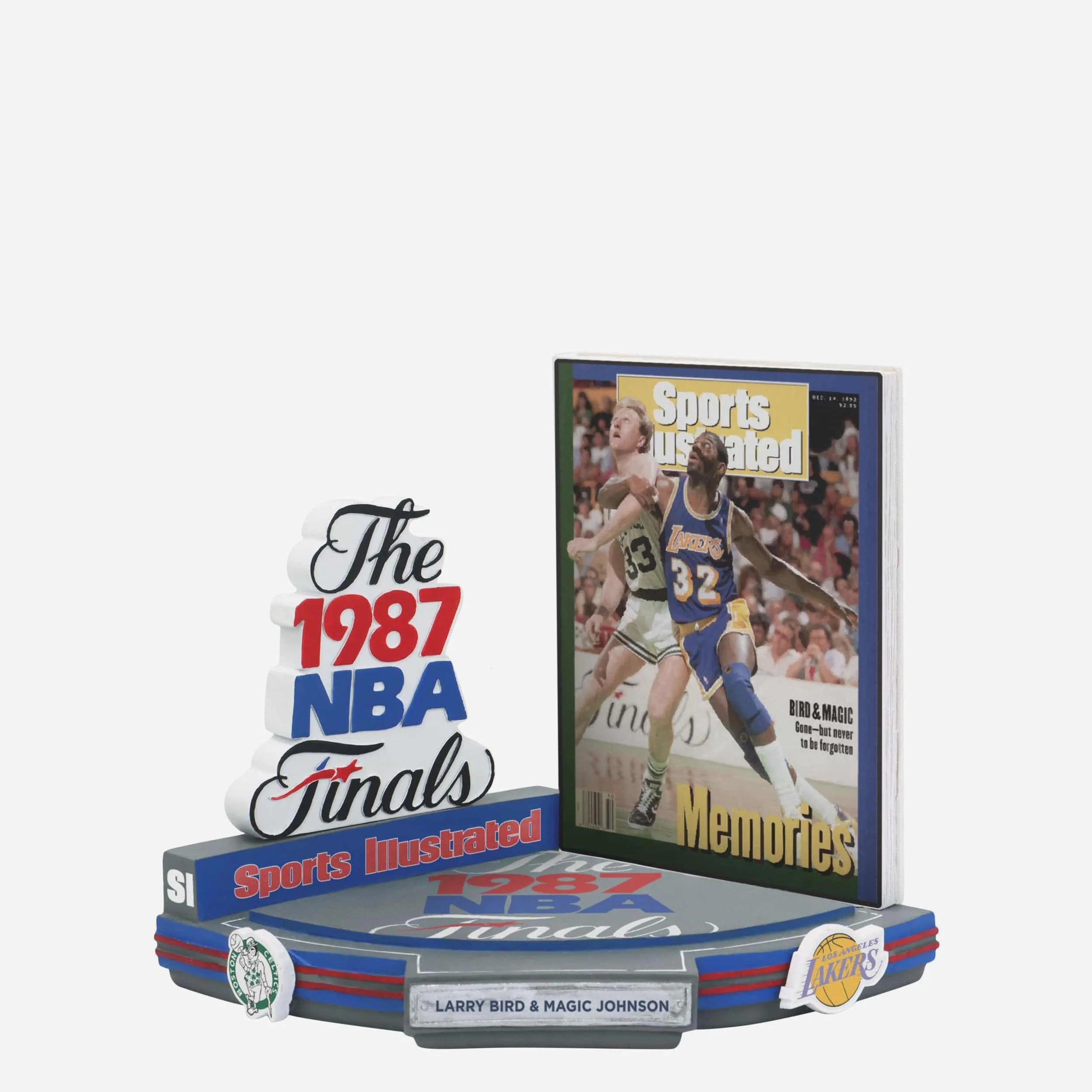 Larry Bird & Magic Johnson Boston Celtics & Los Angeles Lakers Memories Sports Illustrated Cover Bobblehead - Image 5