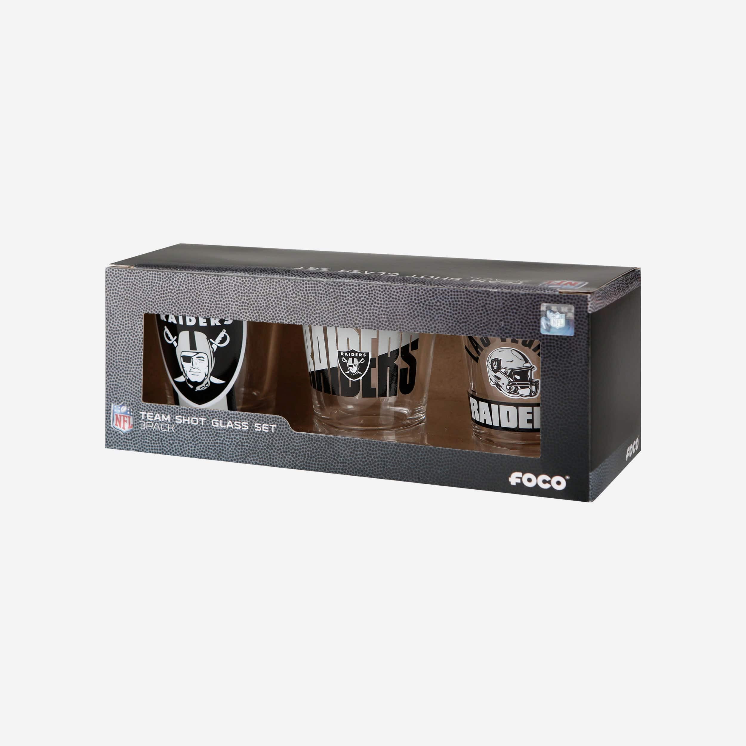 Las Vegas Raiders 3 Pack Shot Glass - Image 5