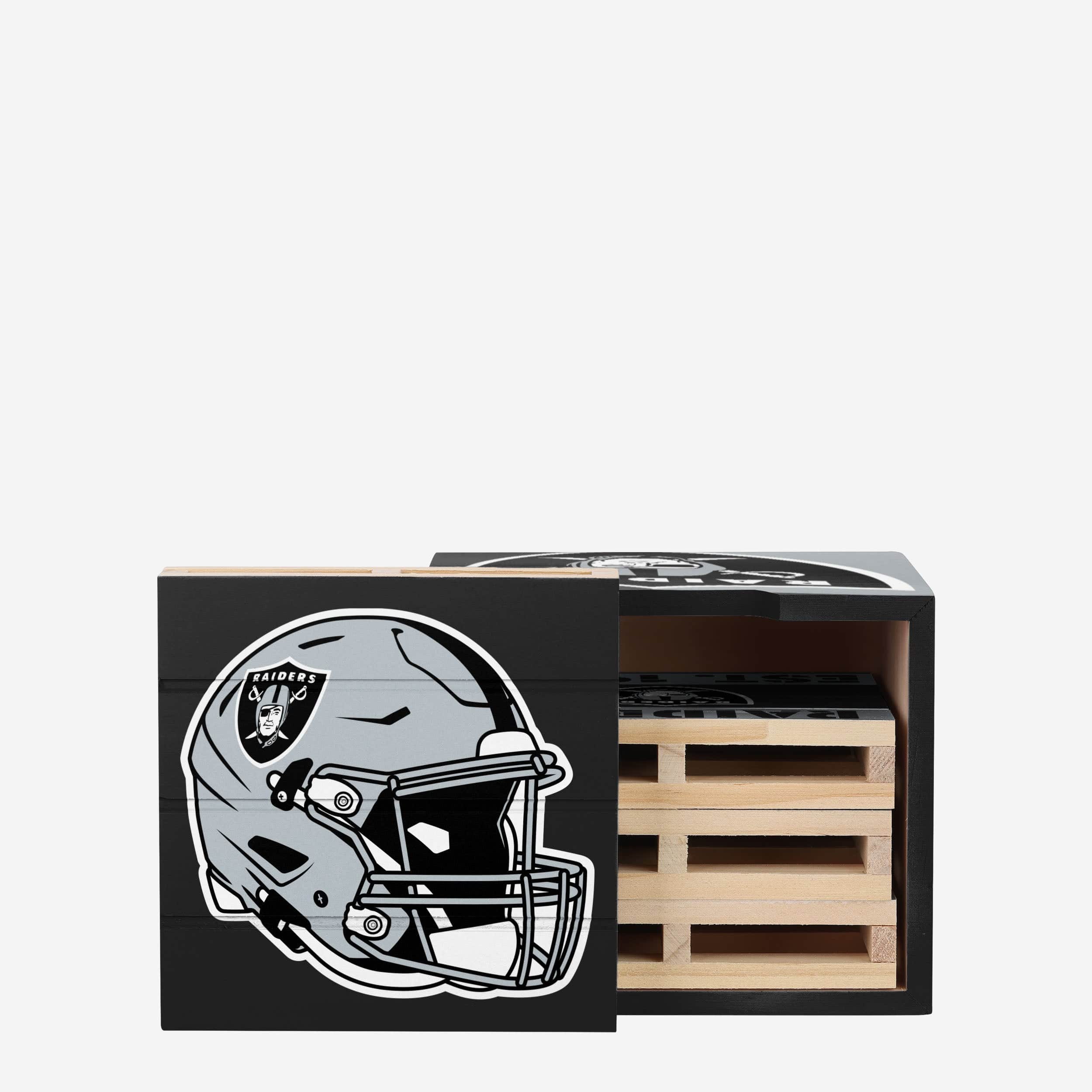 Las Vegas Raiders 4 Pack Pallet Coaster Set
