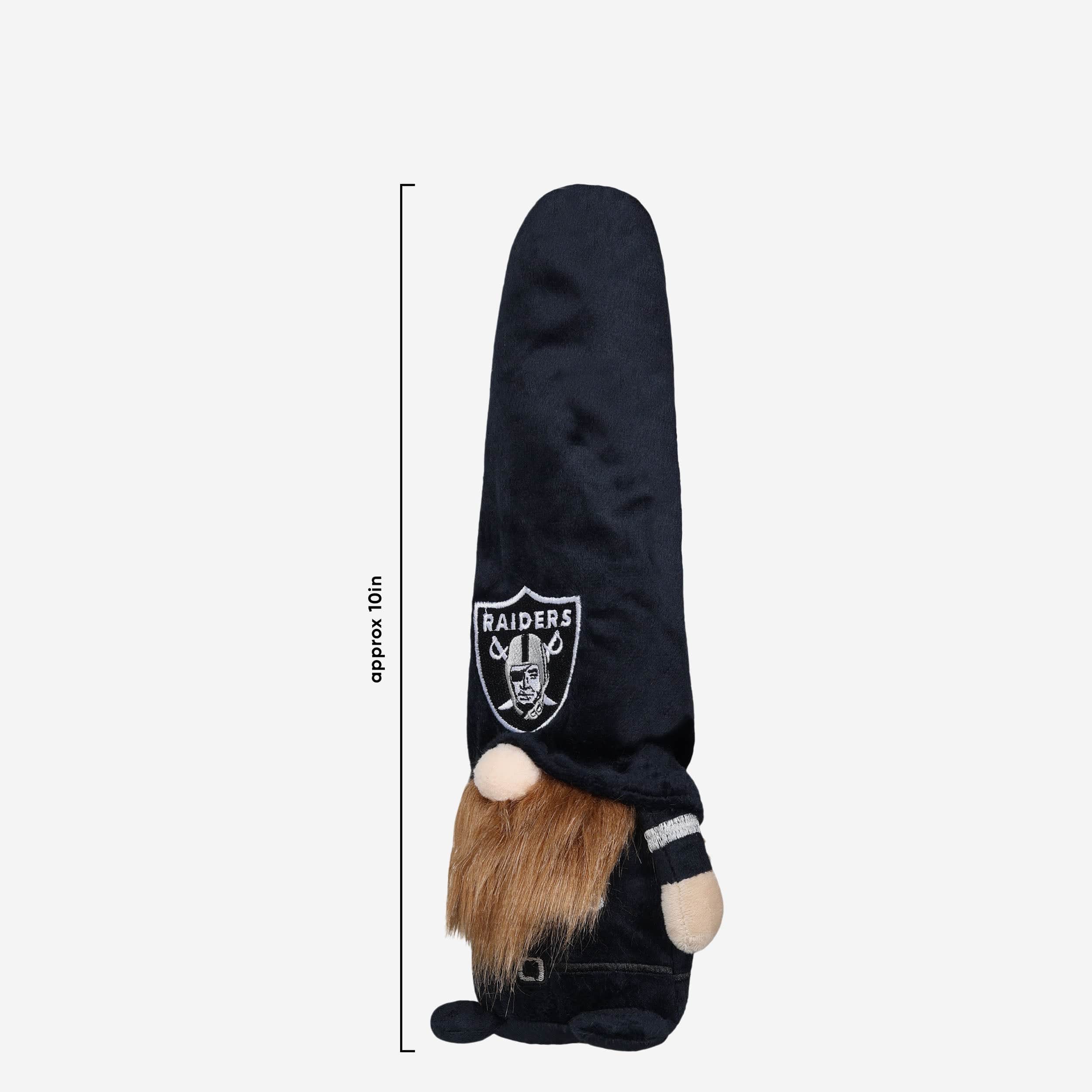 Las Vegas Raiders Bearded Stocking Cap Plush Gnome - Image 2