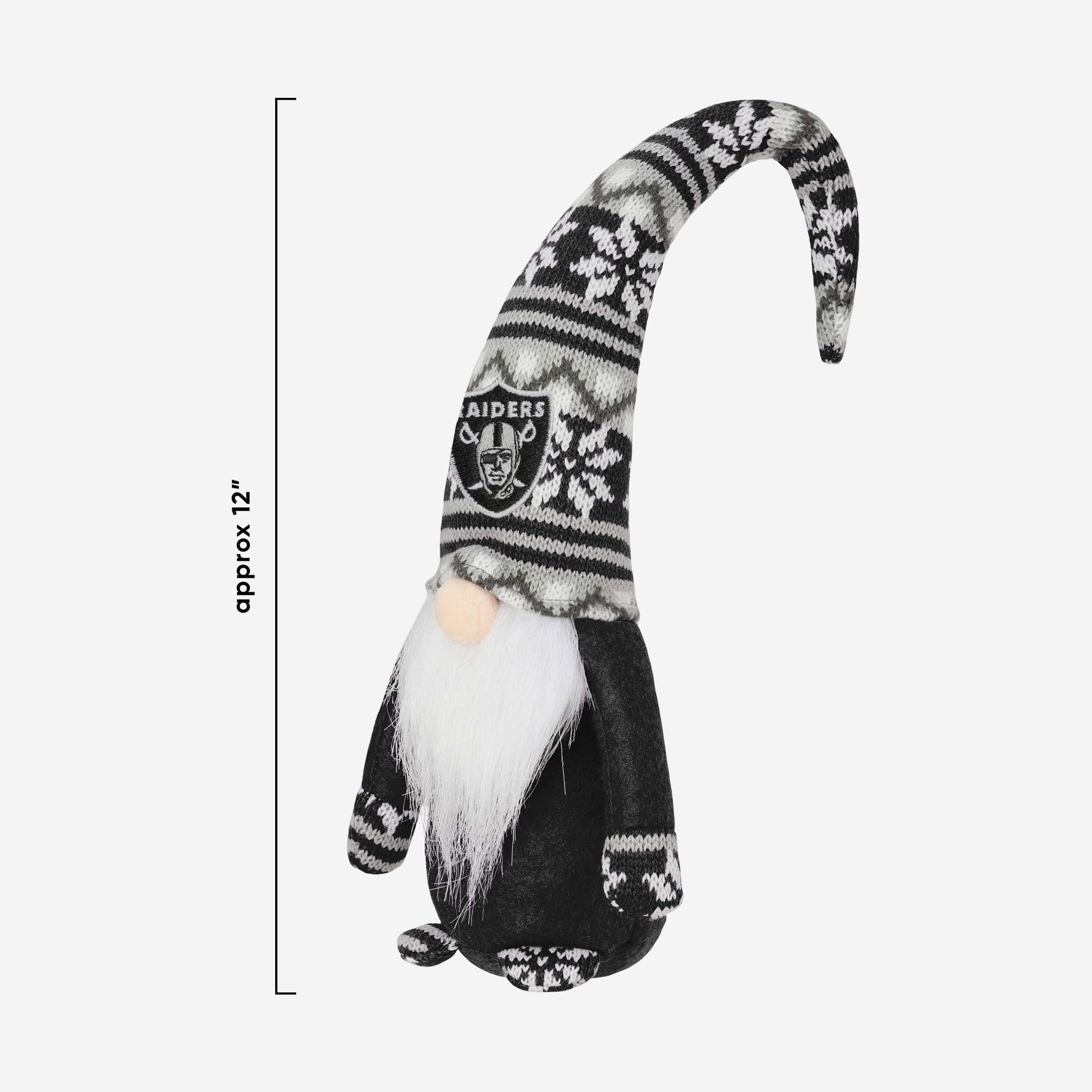 Las Vegas Raiders Bent Hat Plush Gnome - Image 3