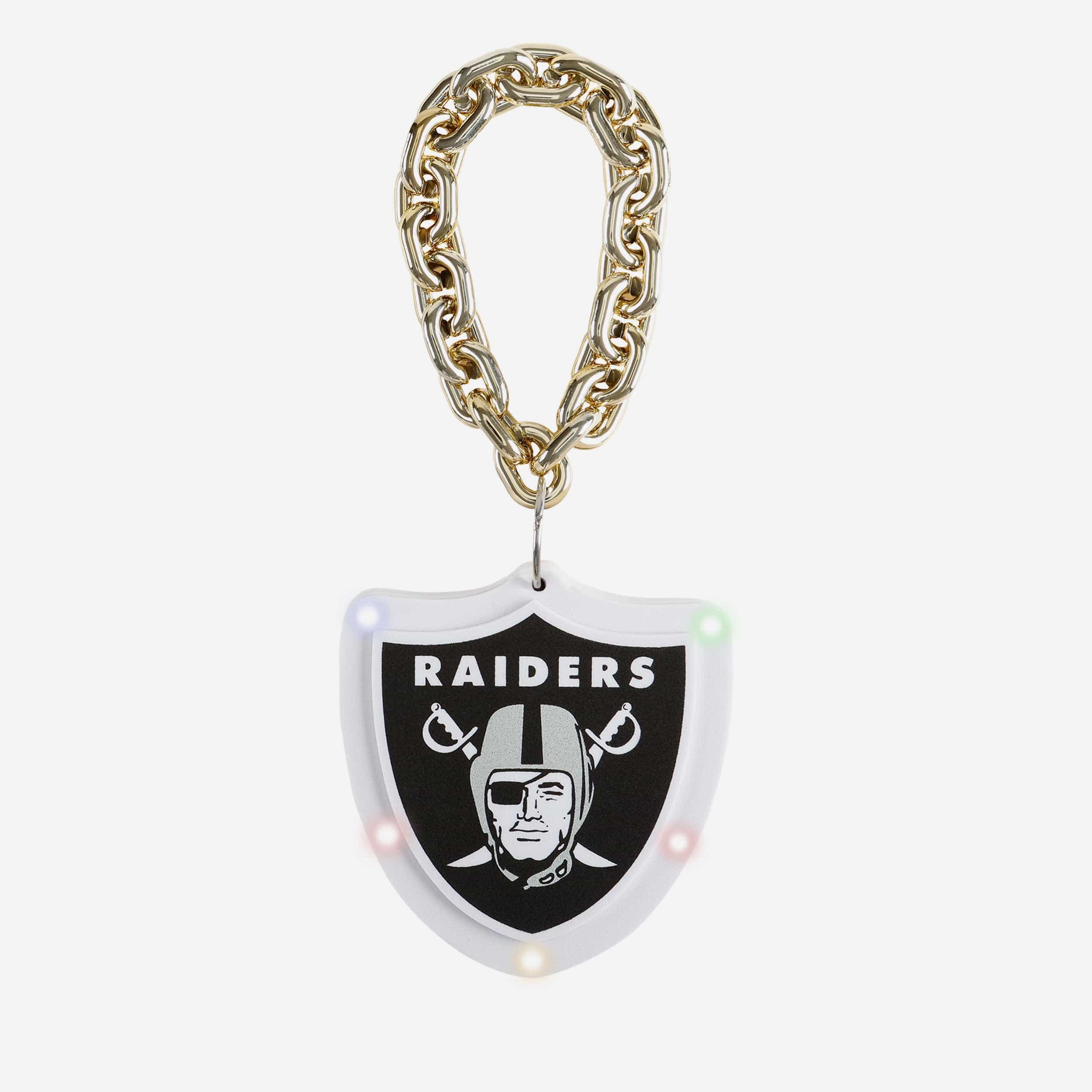 Las Vegas Raiders Big Logo Light Up Chain Ornament