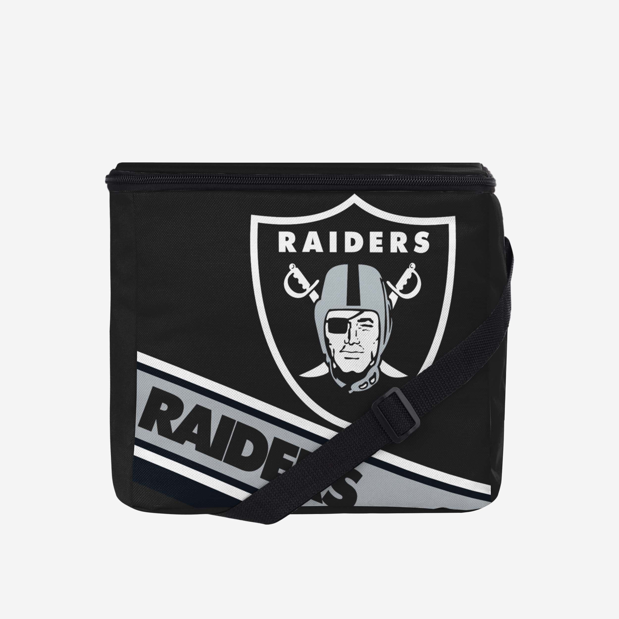 Las Vegas Raiders Big Logo Stripe 12 Pack Cooler
