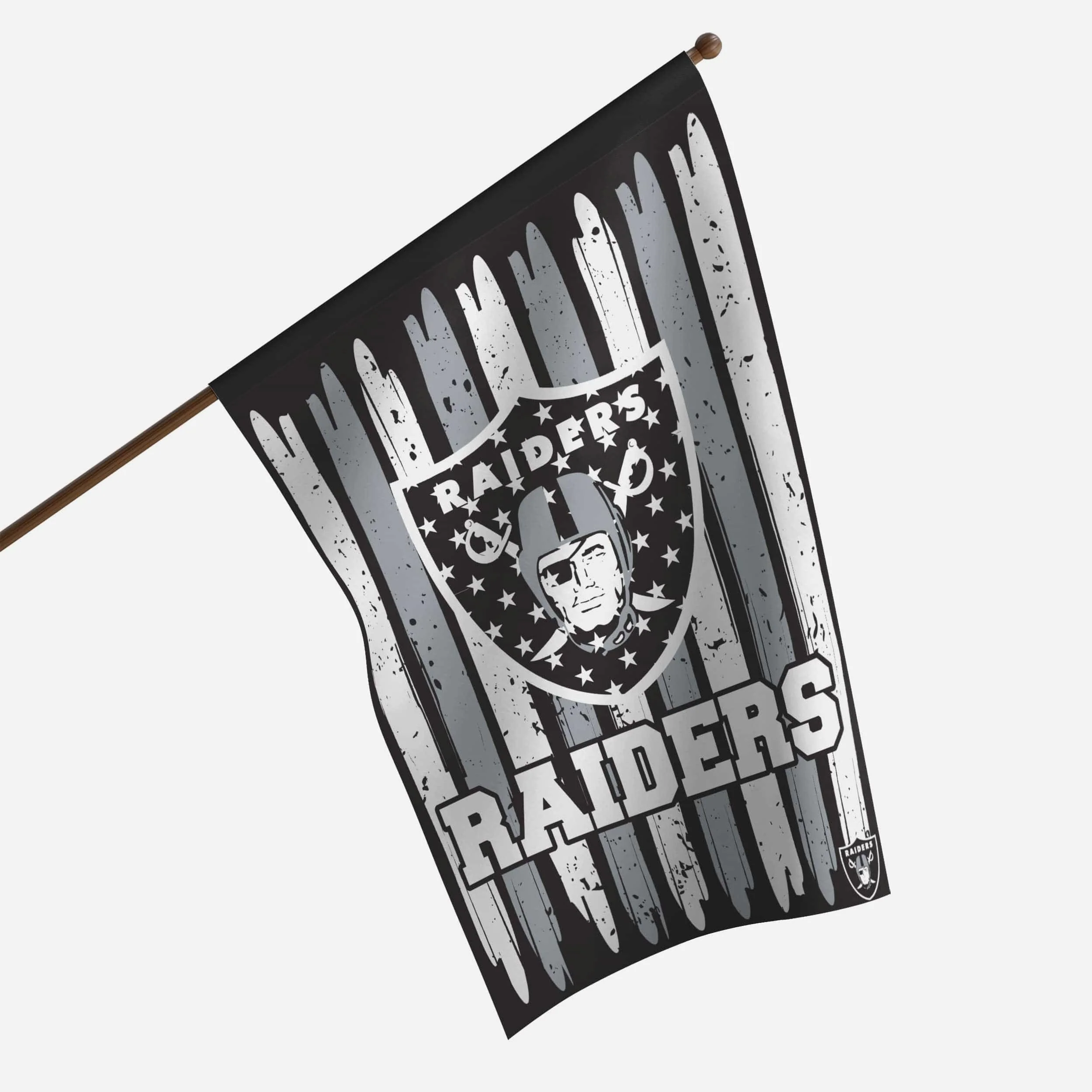 Las Vegas Raiders Brushstroke Americana Vertical Flag