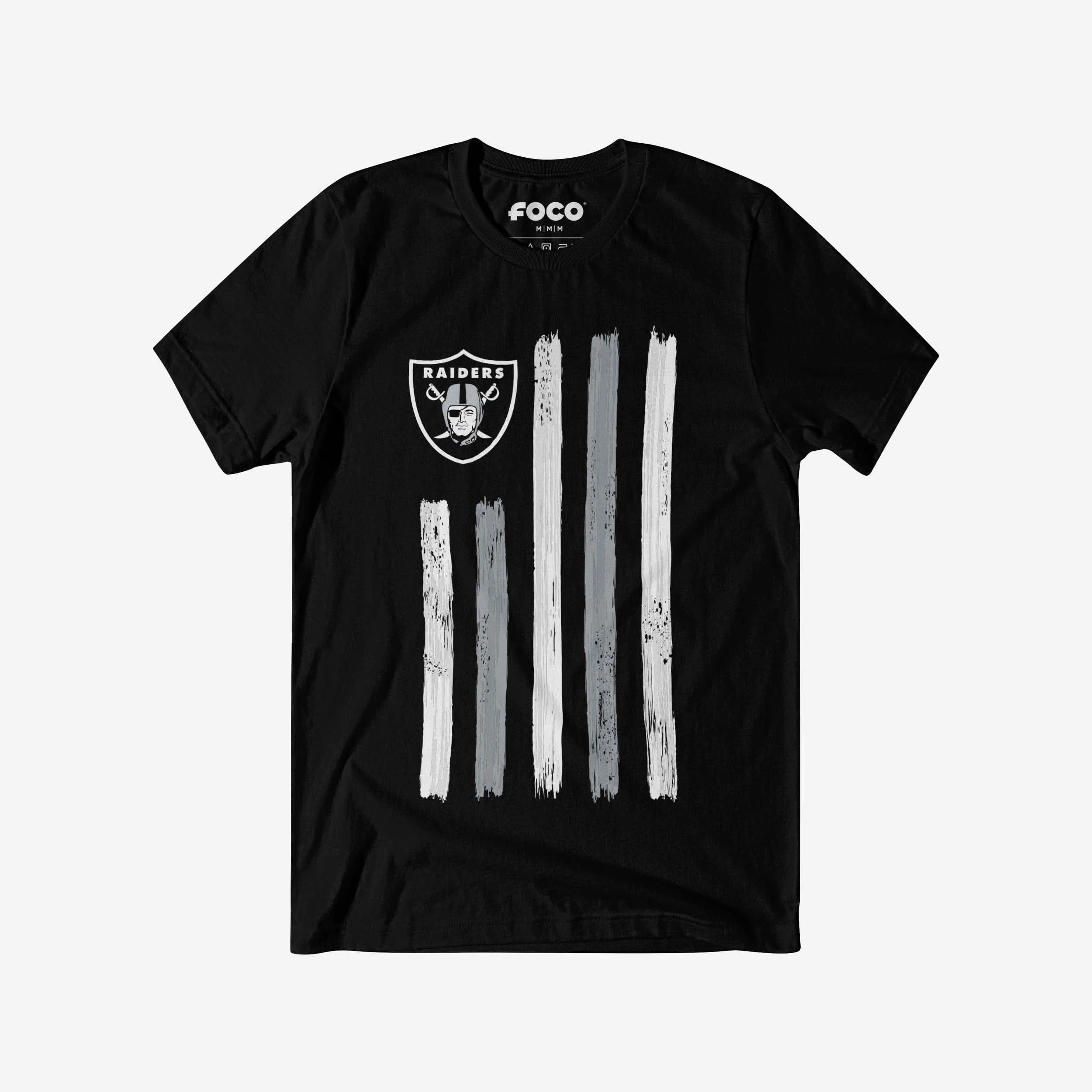 Las Vegas Raiders Brushstroke Flag T-Shirt
