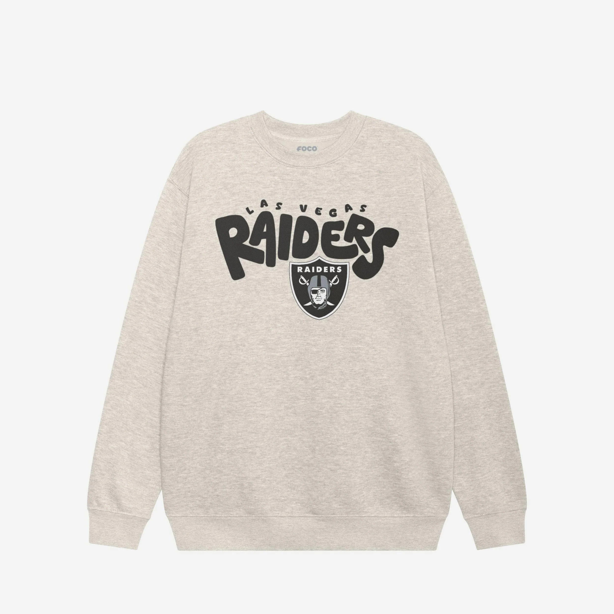 Las Vegas Raiders Bubble Crew Neck Sweatshirt