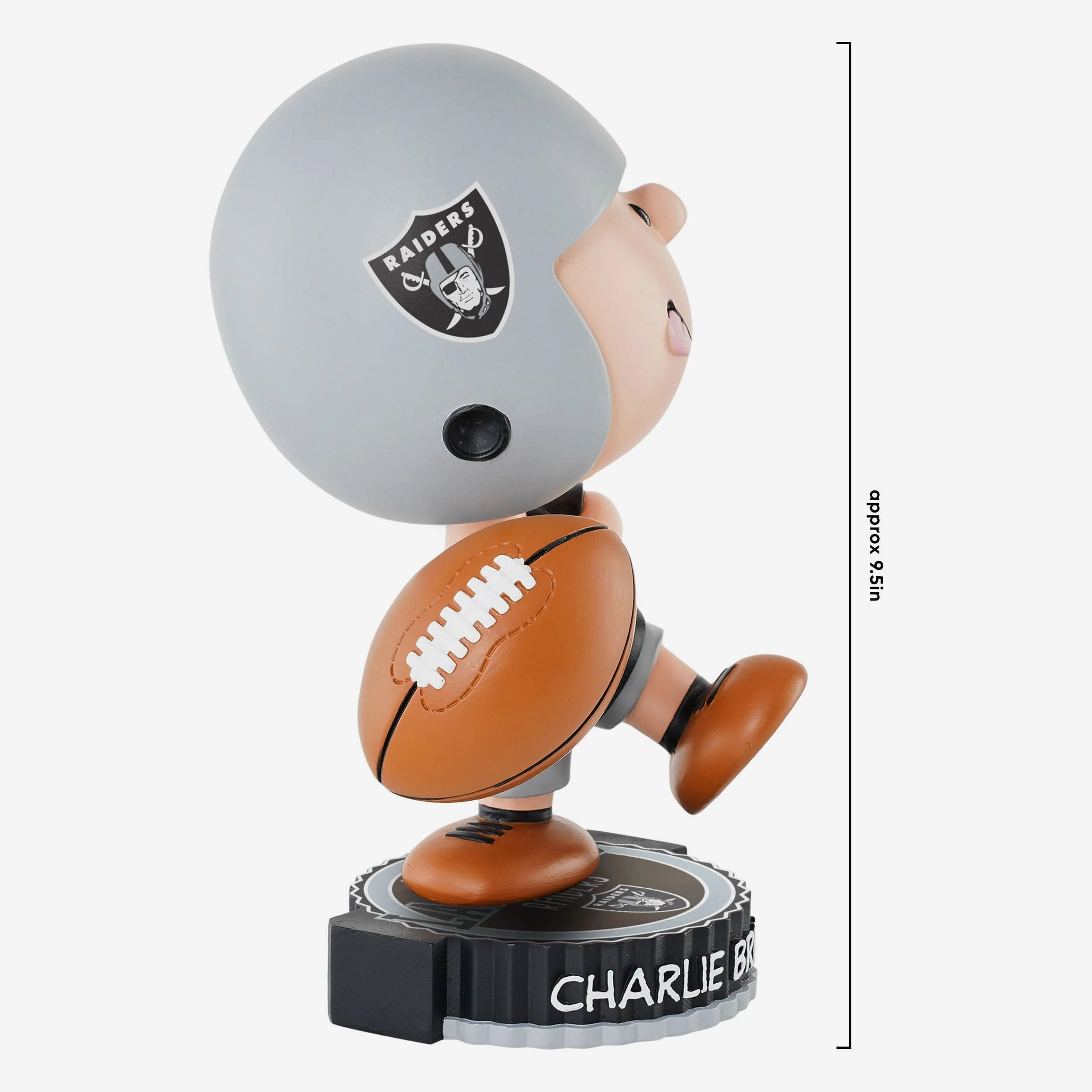 Las Vegas Raiders Charlie Brown Peanuts Bighead Bobblehead - Image 4