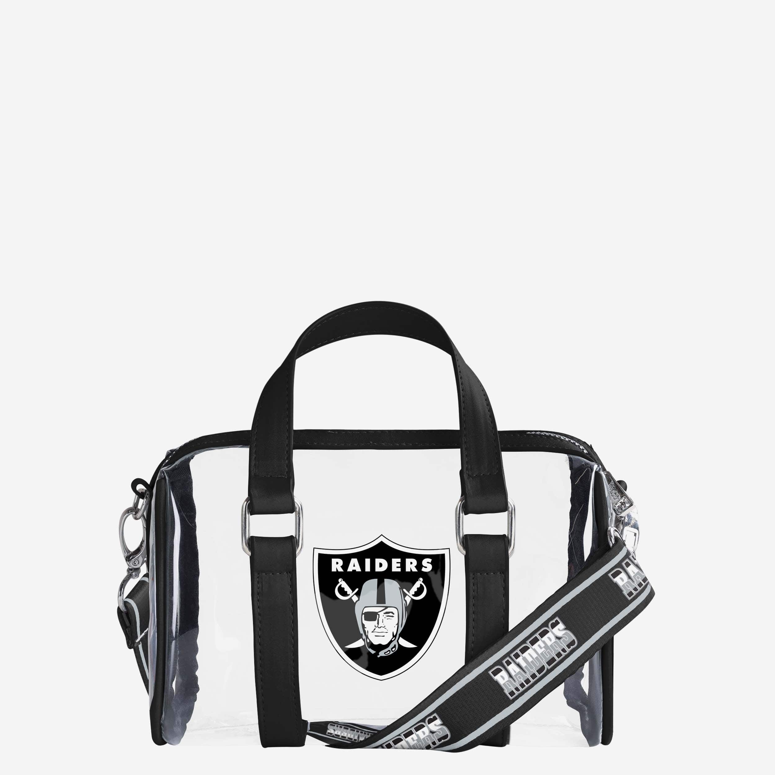 Las Vegas Raiders Clear Barrel Bag