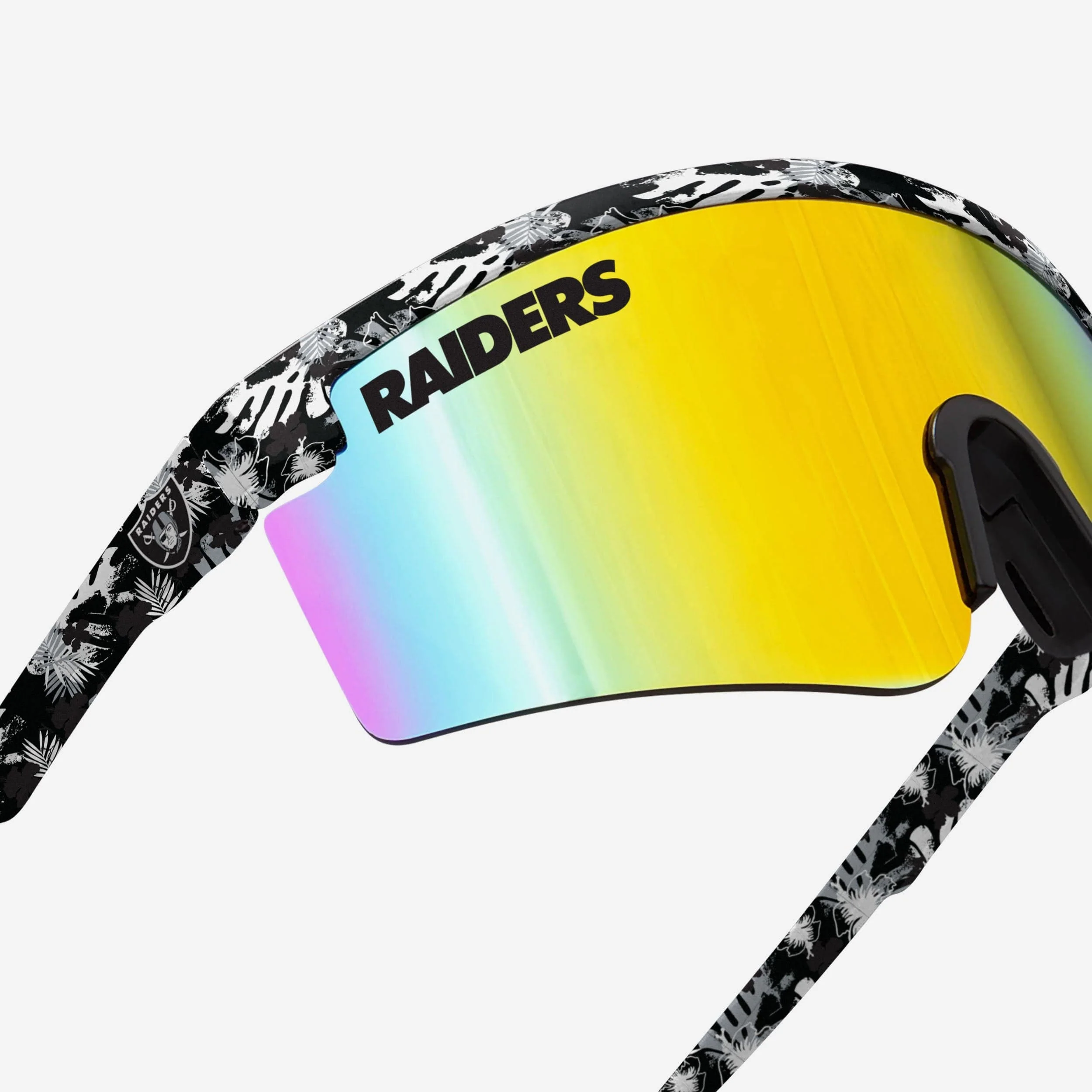 Las Vegas Raiders Floral Large Frame Sunglasses - Image 4