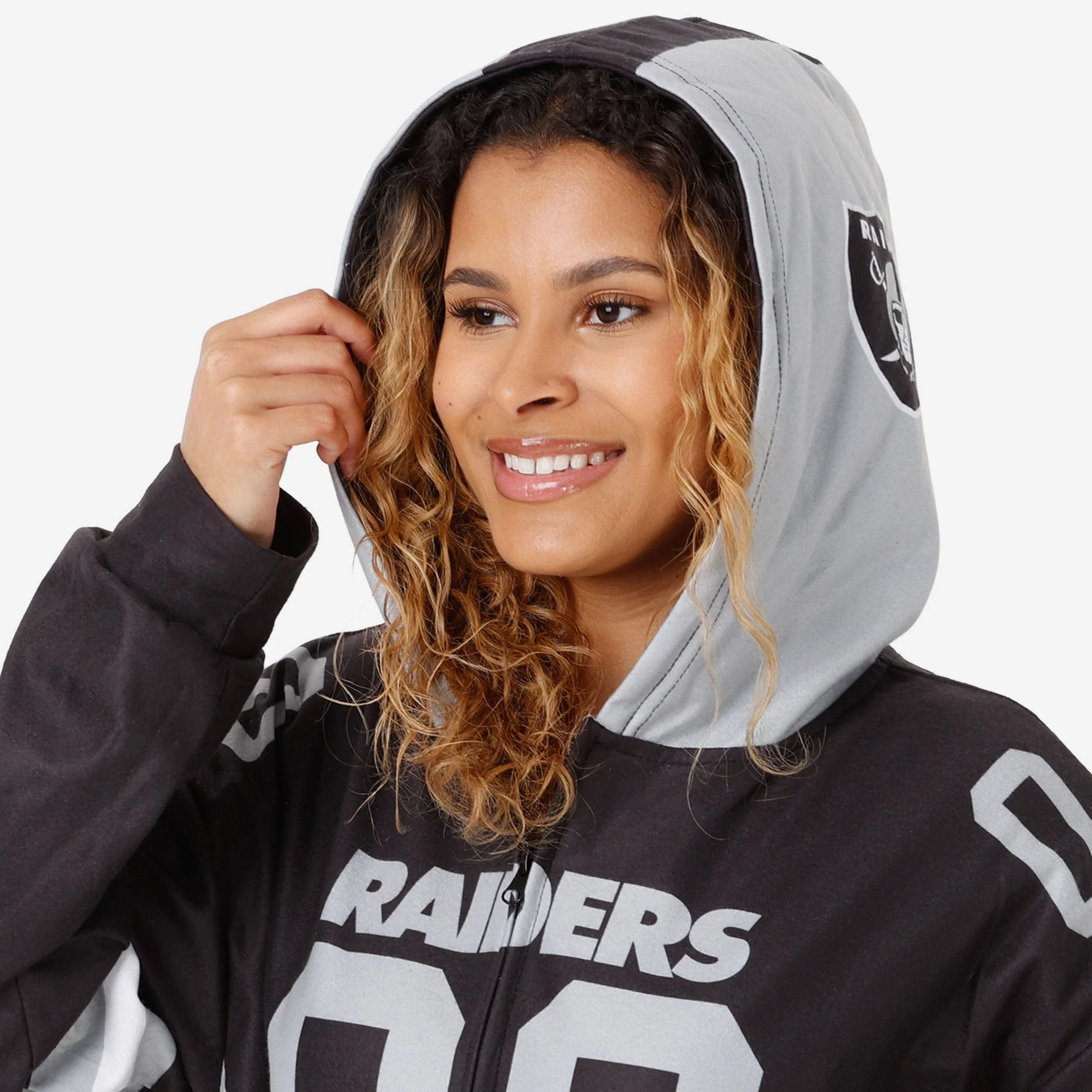 Las Vegas Raiders Gameday Ready One Piece Pajamas - Image 4