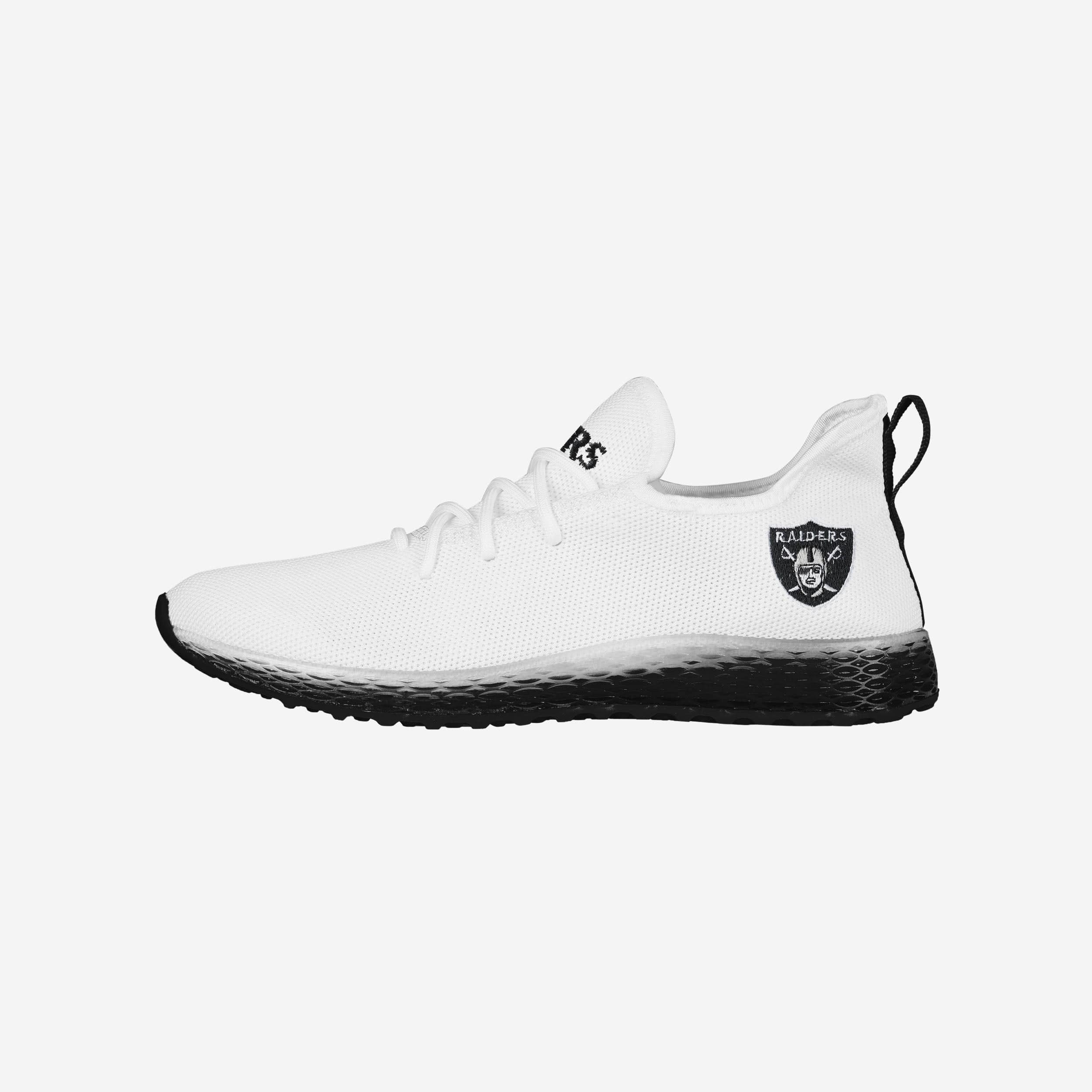 Las Vegas Raiders Gradient Midsole White Sneakers