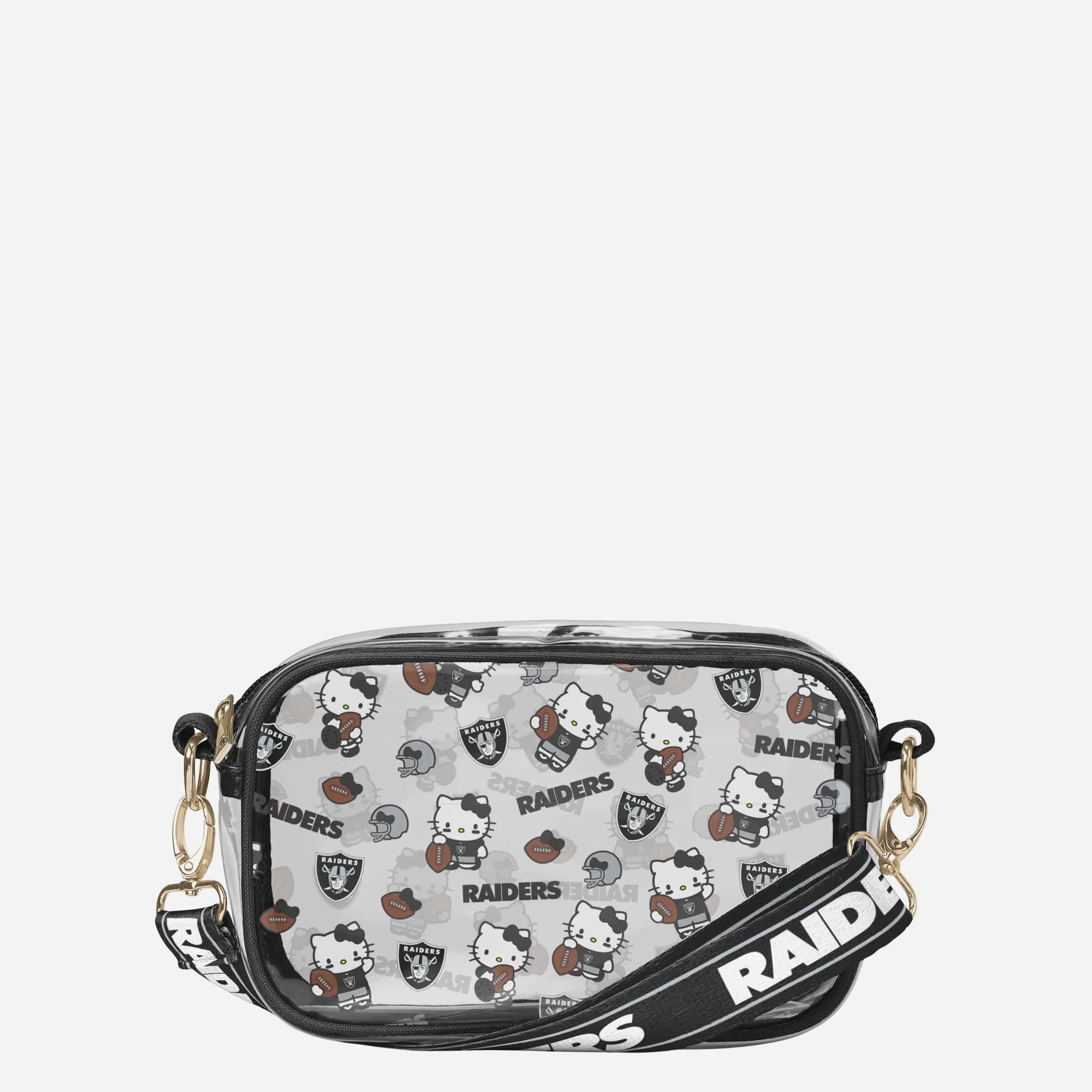 Las Vegas Raiders Hello Kitty® Clear Crossbody Bag