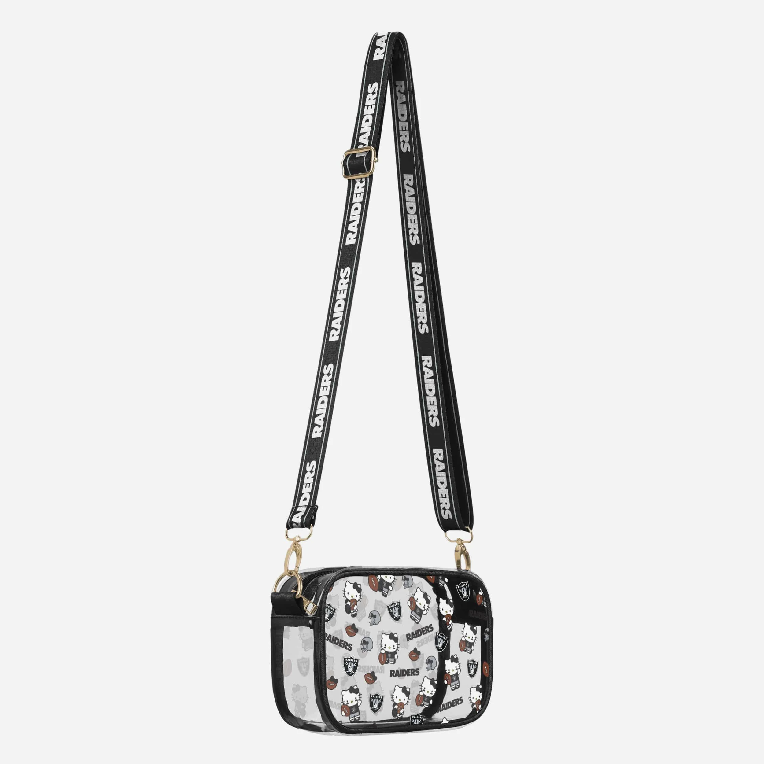 Las Vegas Raiders Hello Kitty® Clear Crossbody Bag - Image 2