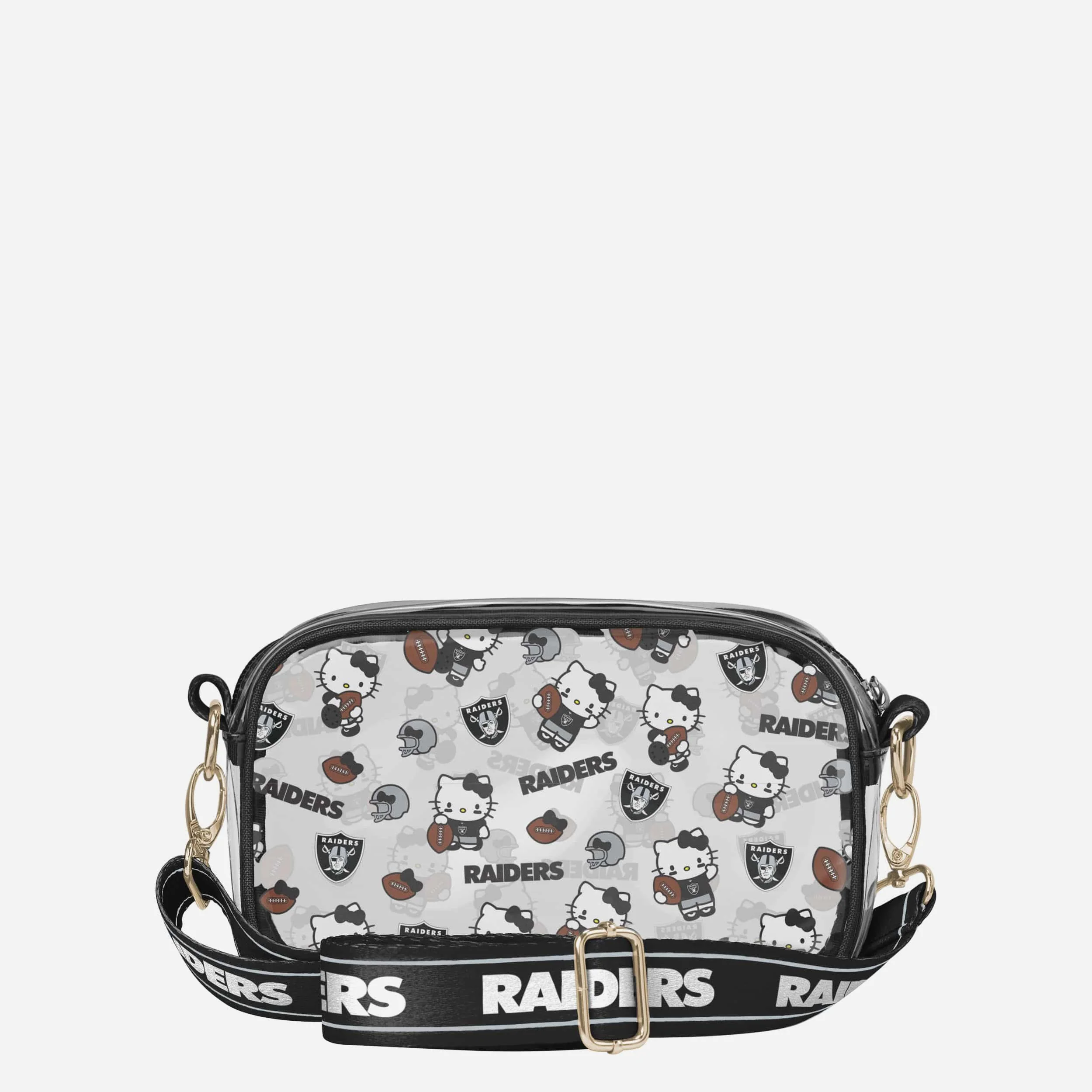 Las Vegas Raiders Hello Kitty® Clear Crossbody Bag - Image 5
