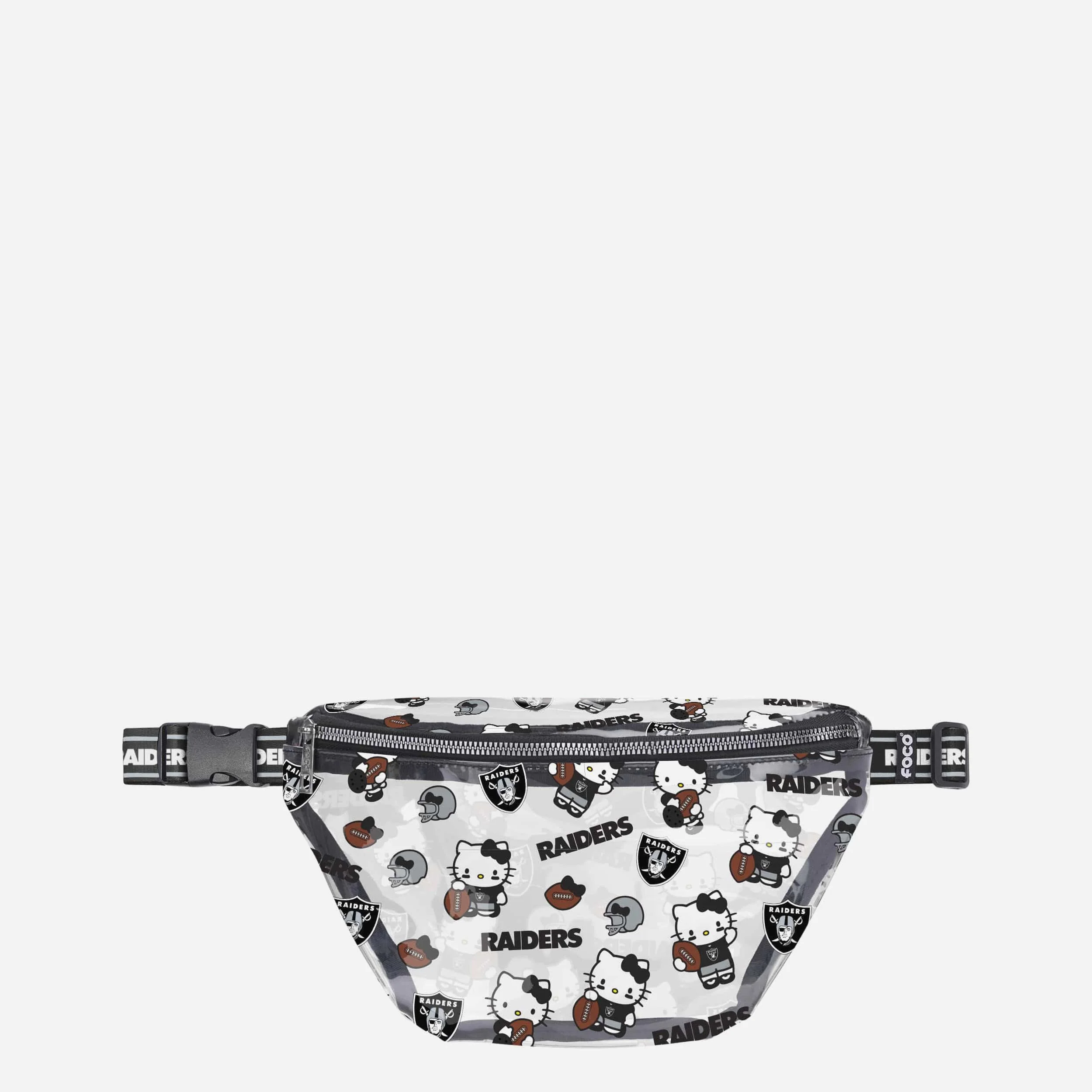 Las Vegas Raiders Hello Kitty® Clear Fanny Pack