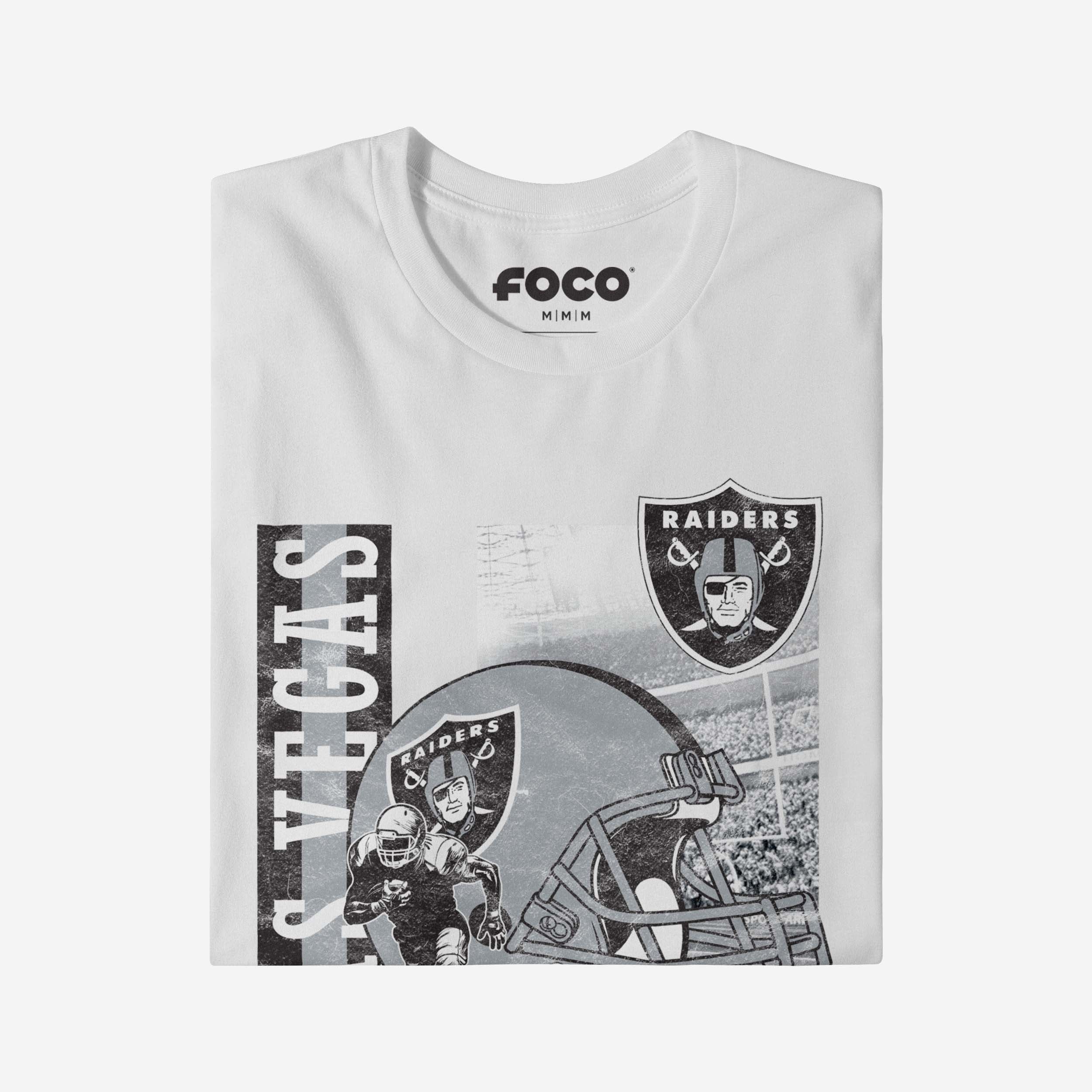 Las Vegas Raiders Helmet Dash T-Shirt - Image 4