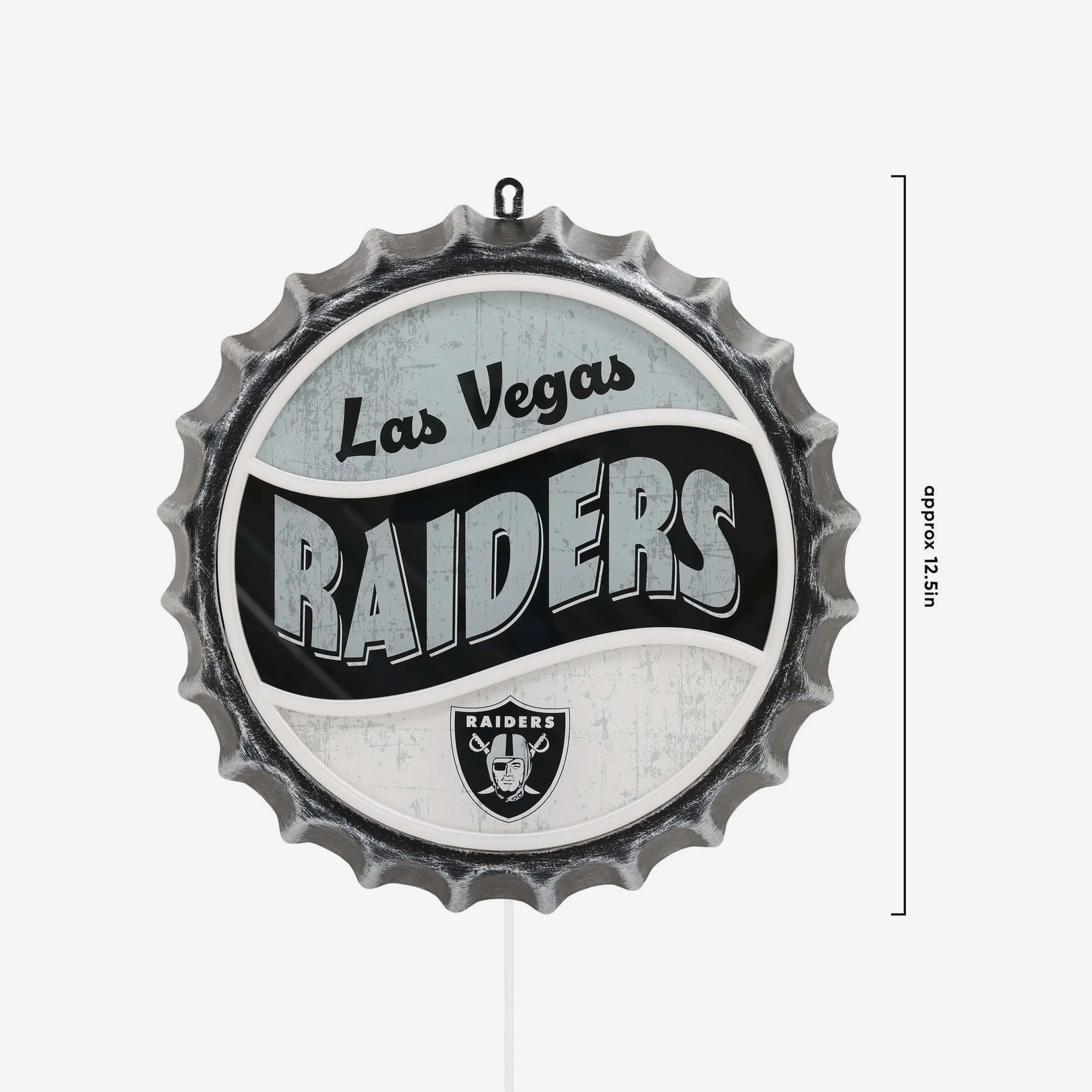 Las Vegas Raiders LED Neon Backlit Bottle Cap Wall Sign - Image 5