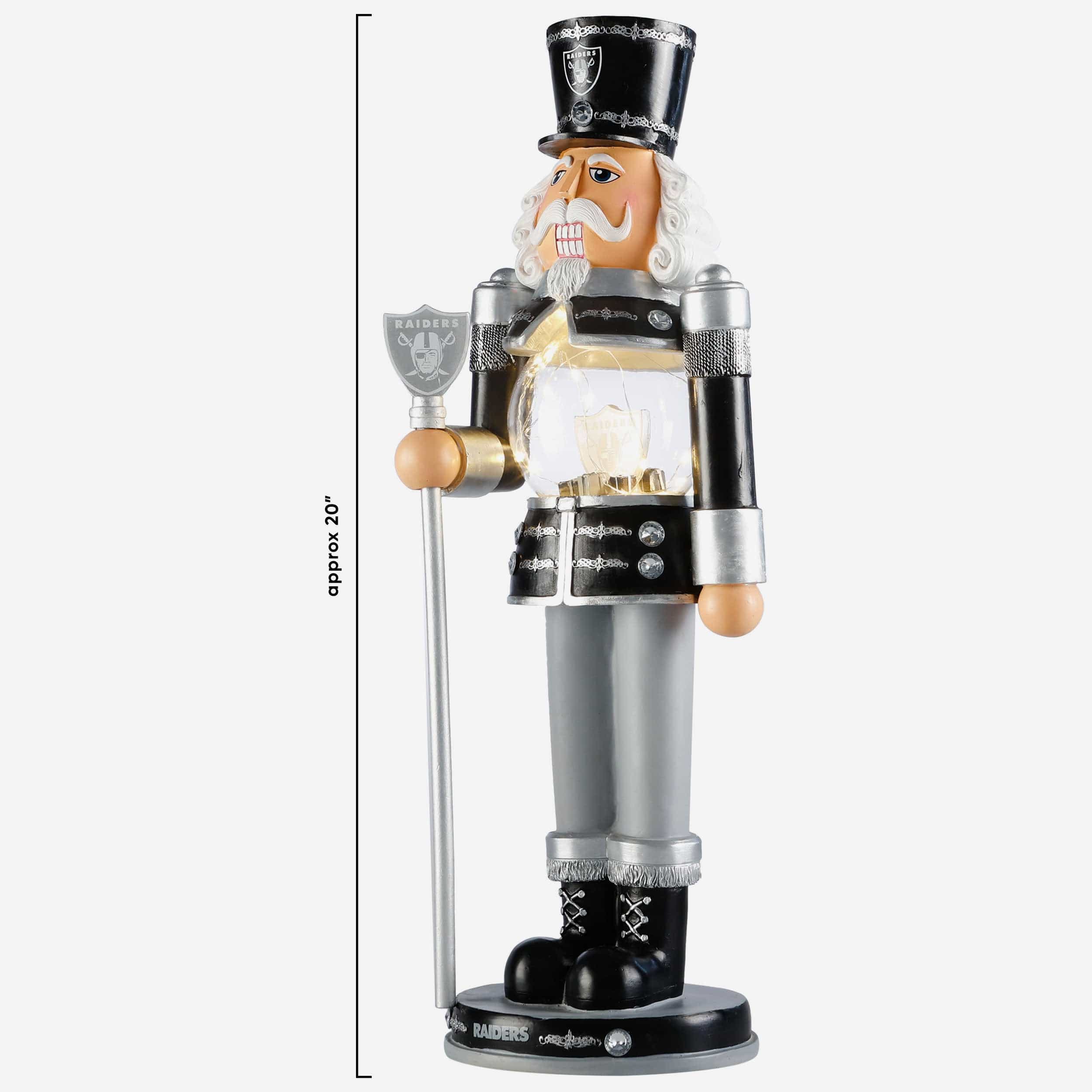 Las Vegas Raiders Light Up Nutcracker - Image 3