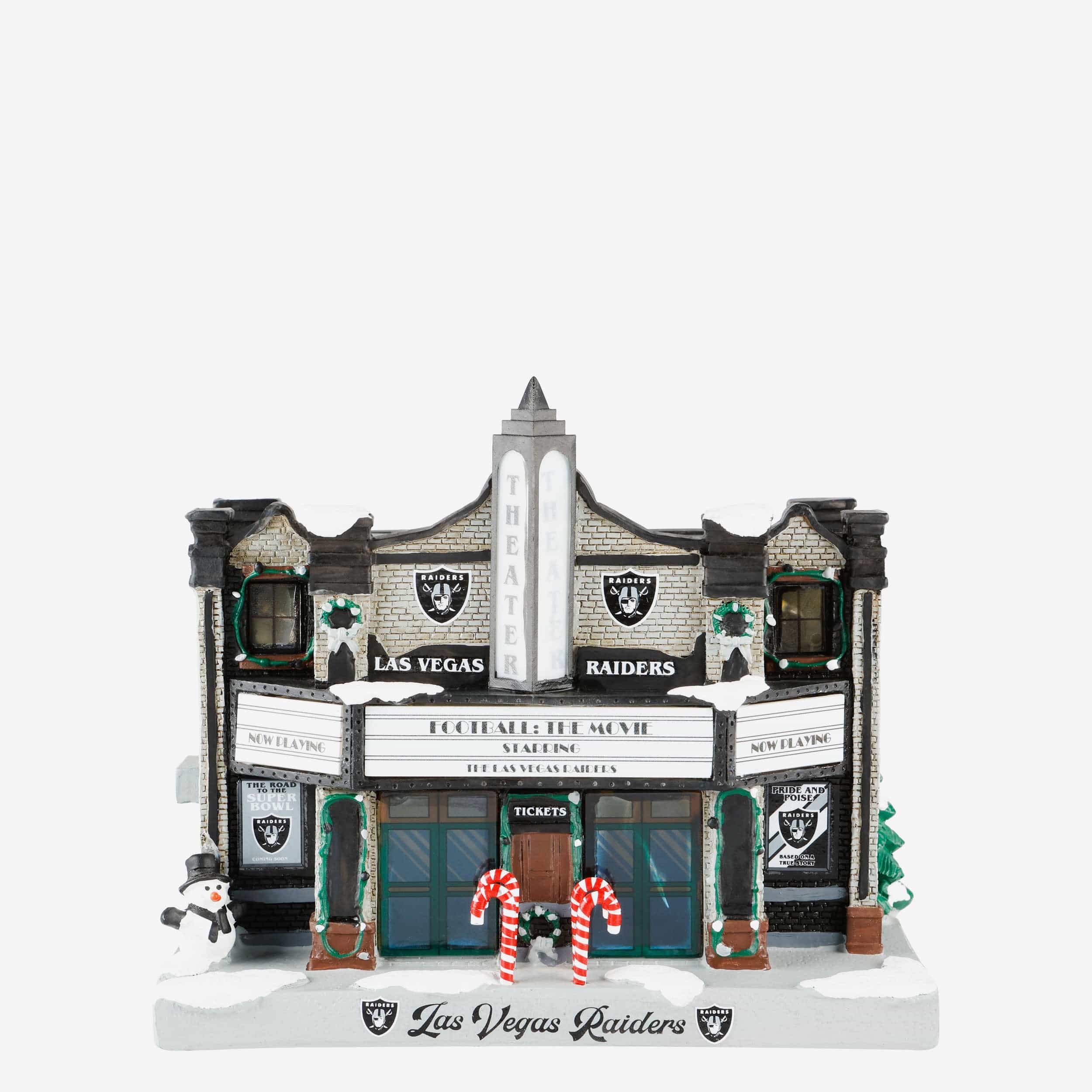 Las Vegas Raiders Light Up Resin Team Theater
