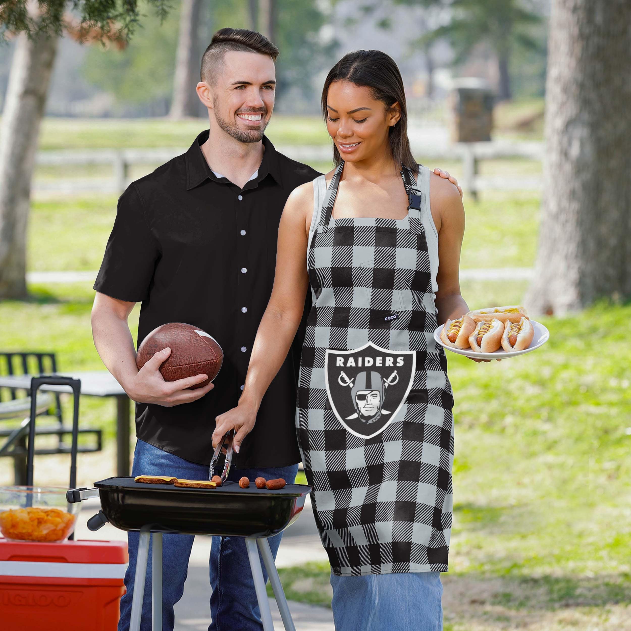 Las Vegas Raiders Plaid Apron - Image 5