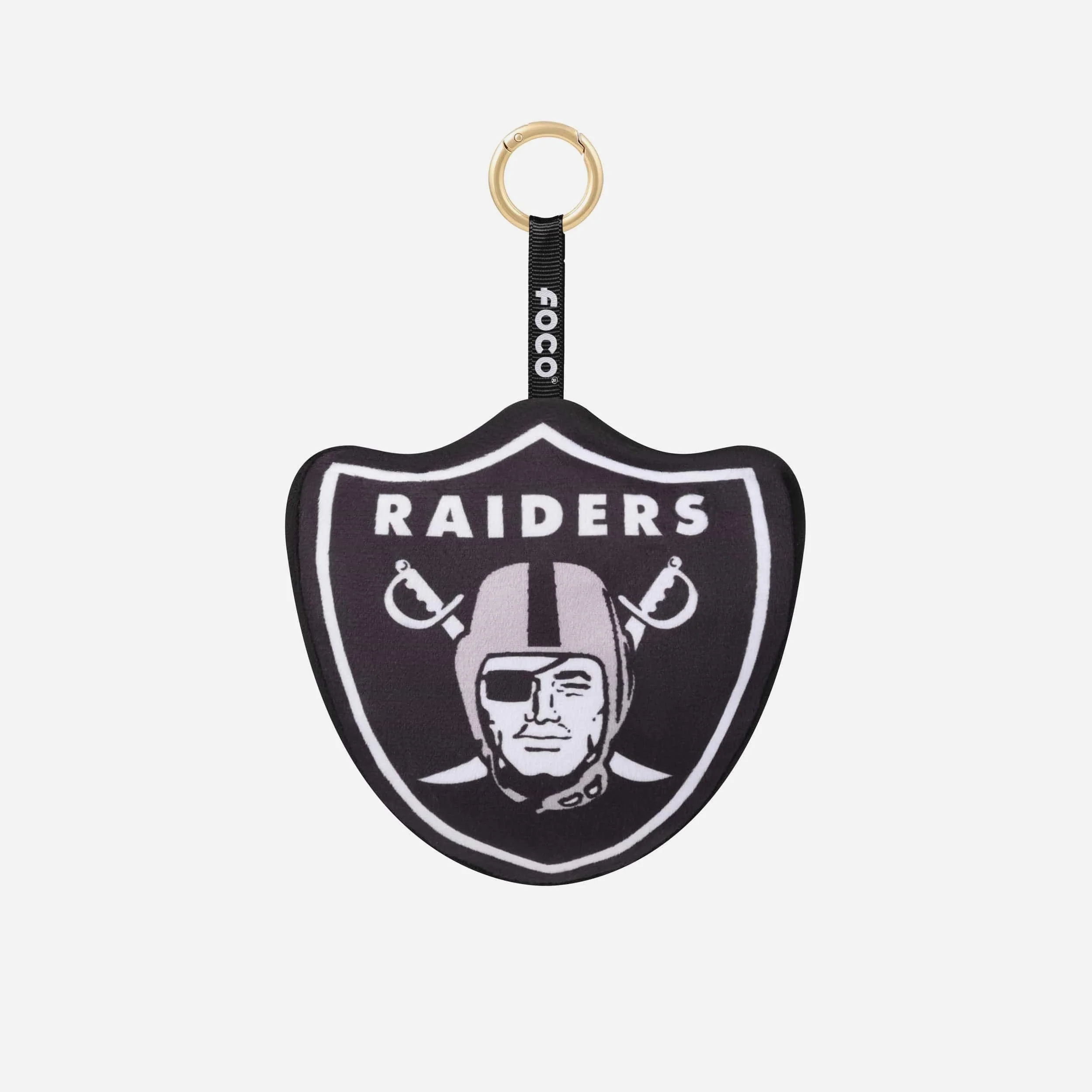 Las Vegas Raiders Plush Team Logo Bag Charm Keychain