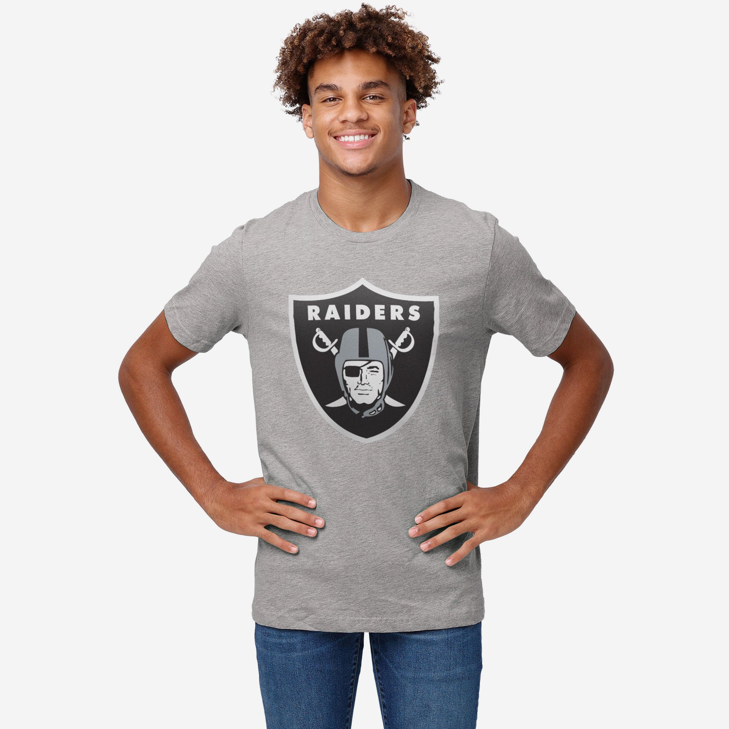 Las Vegas Raiders Primary Logo T-Shirt - Image 2