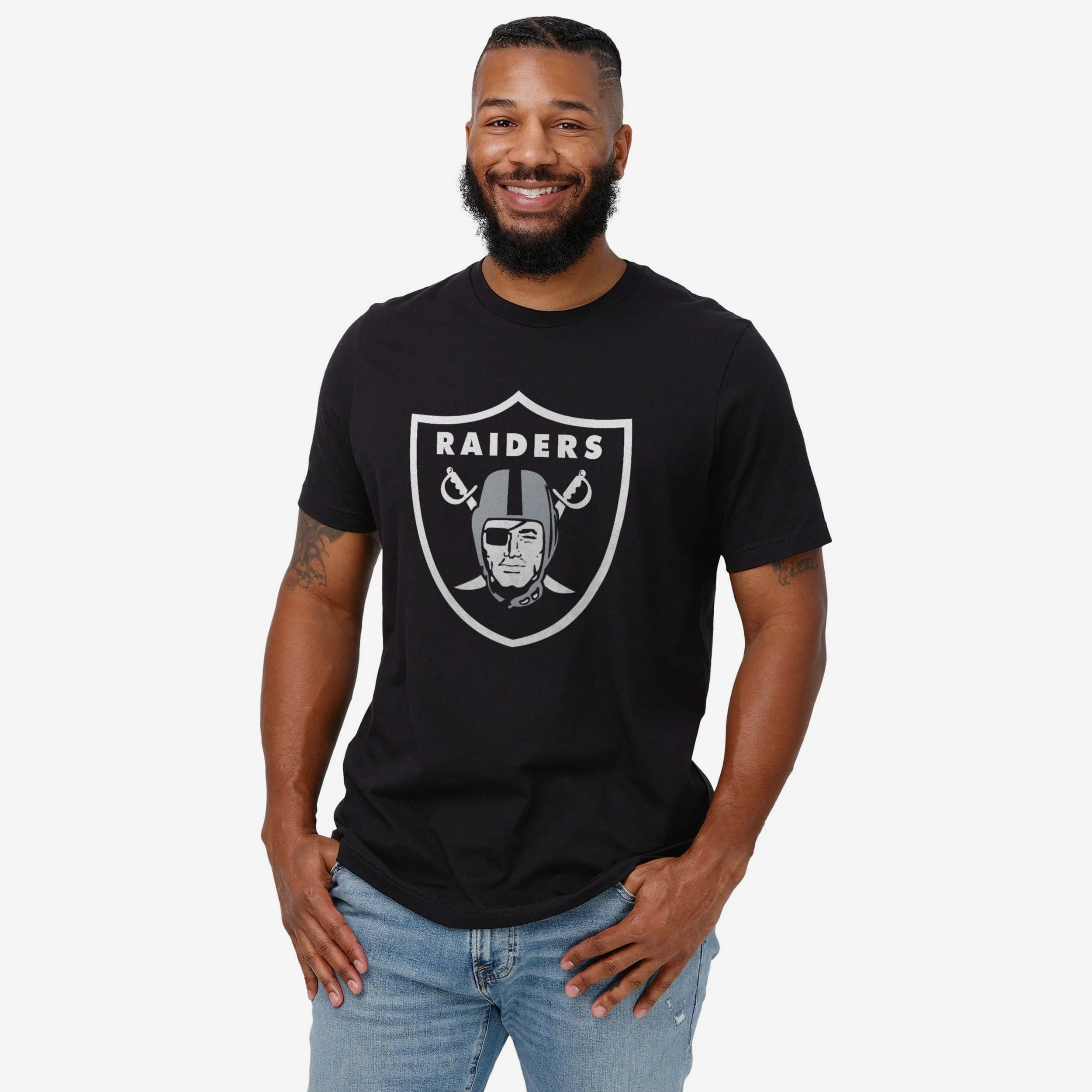 Las Vegas Raiders Primary Logo T-Shirt - Image 6