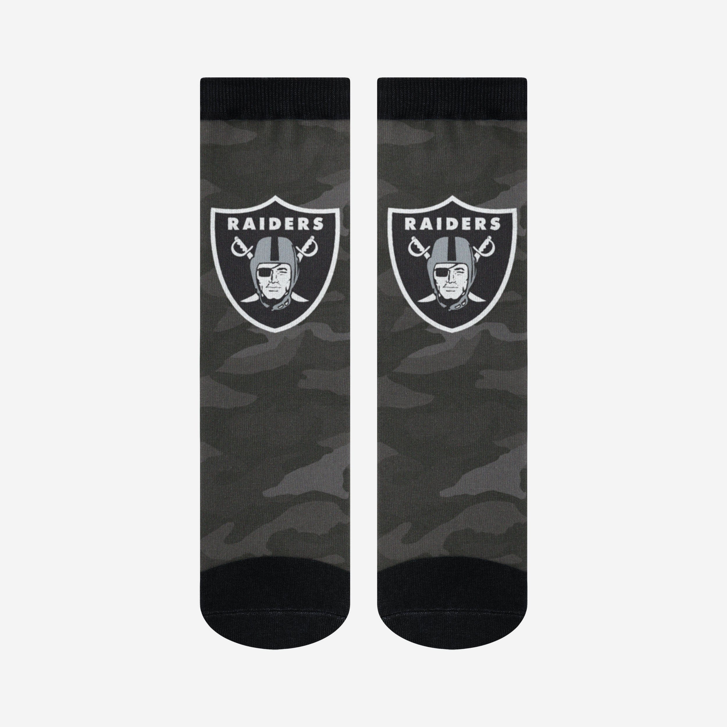 Las Vegas Raiders Printed Camo Socks - Image 3