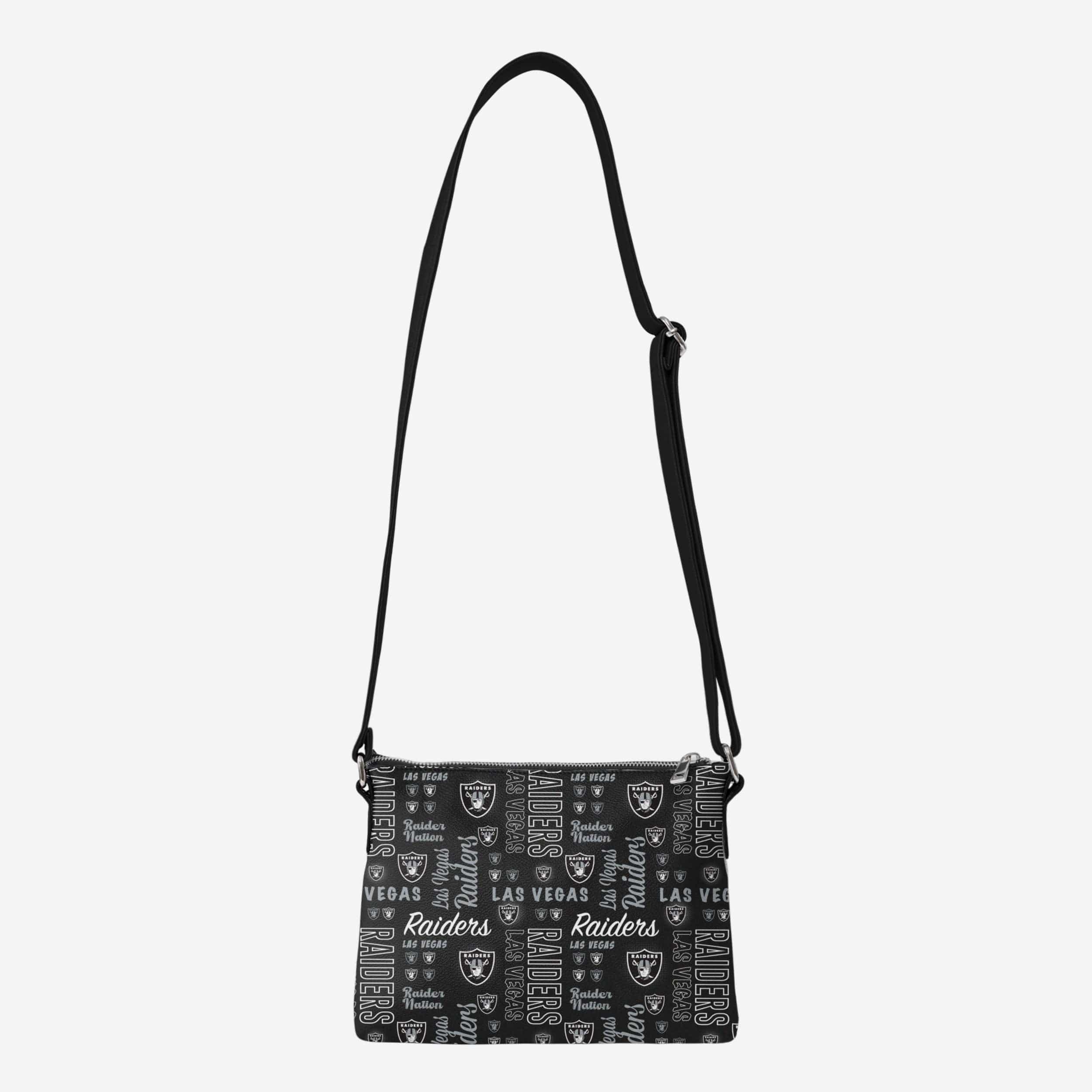 Las Vegas Raiders Spirited Style Printed Collection Foldover Tote Bag - Image 5