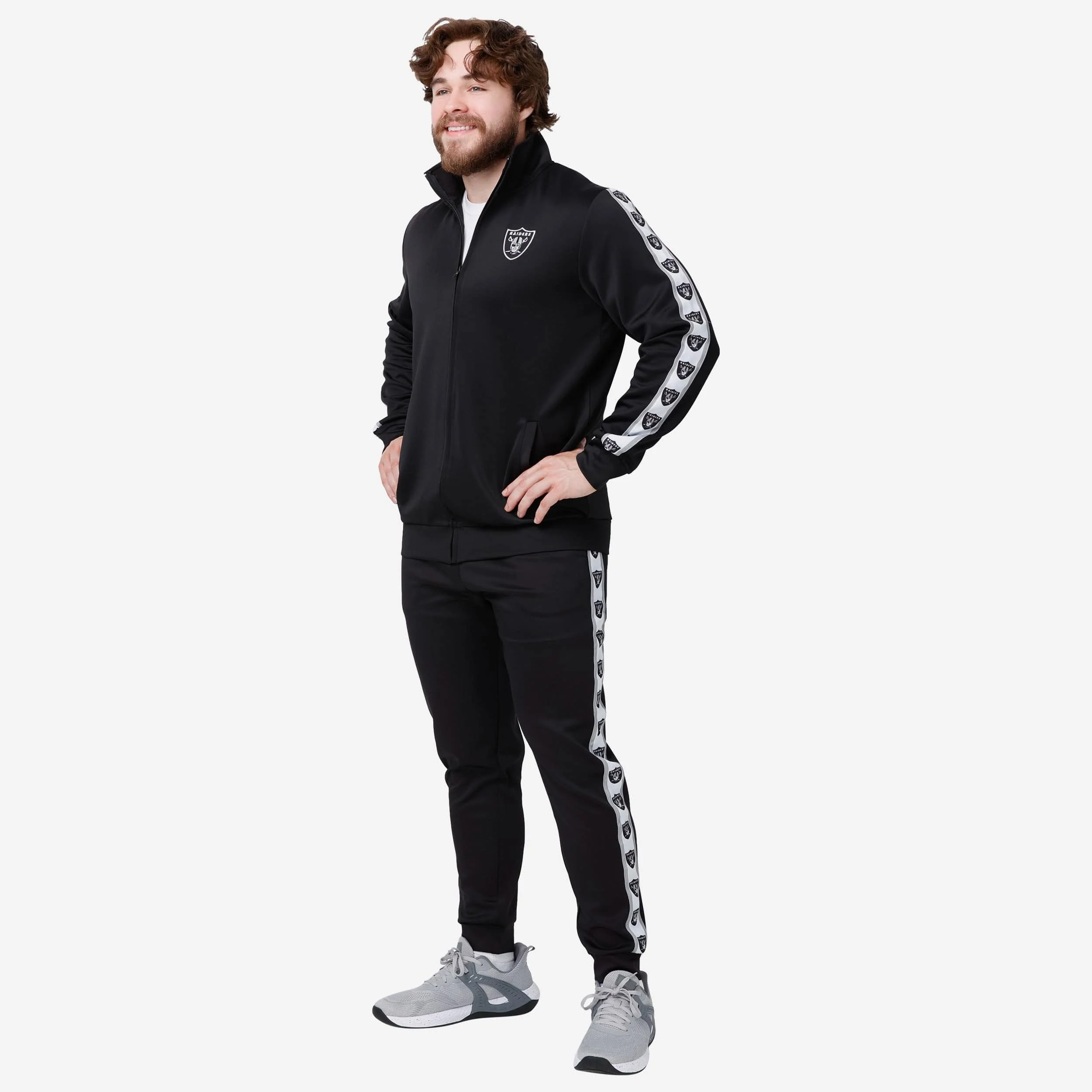 Las Vegas Raiders Stripe Logo Track Pants - Image 5