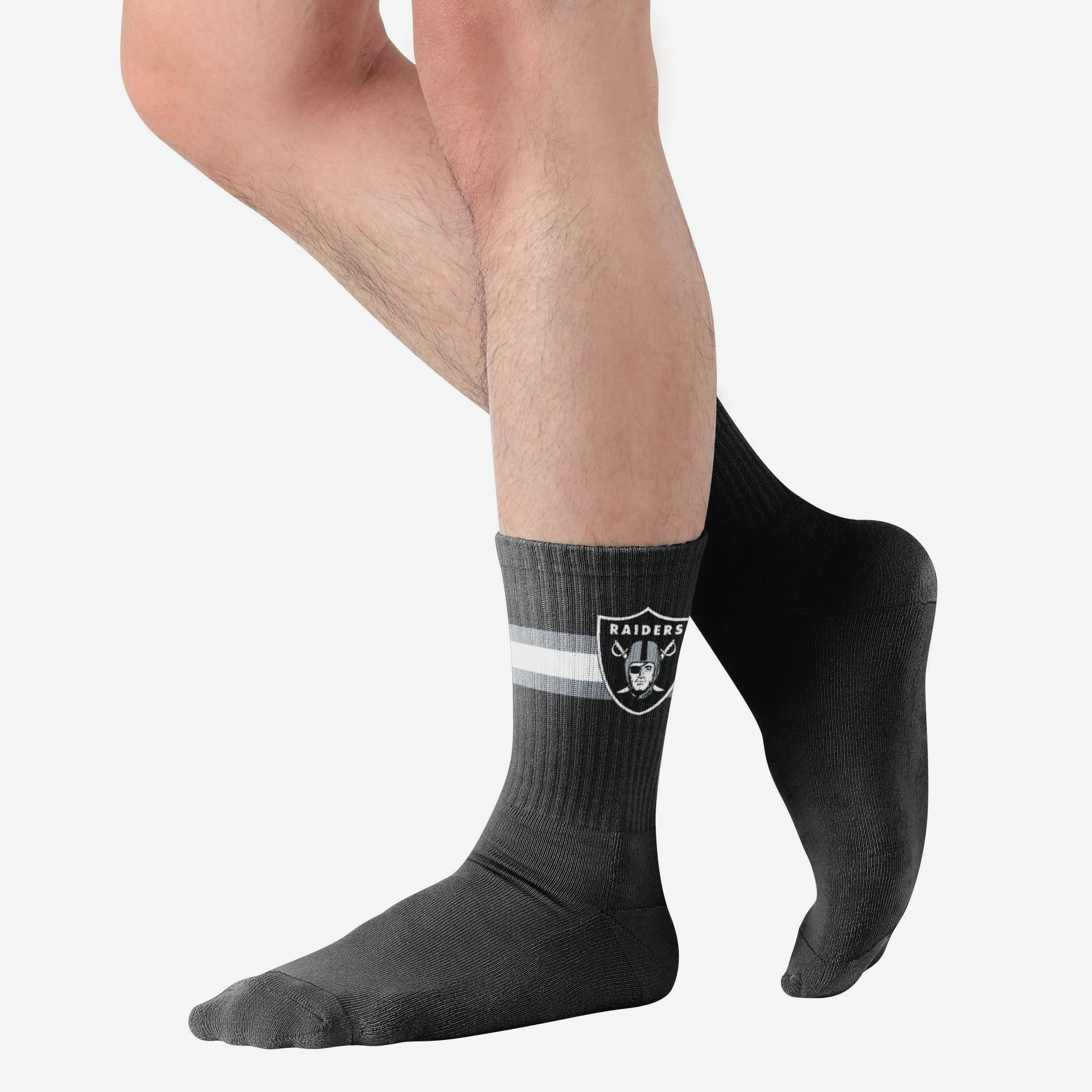 Las Vegas Raiders Team Color Socks - Image 2