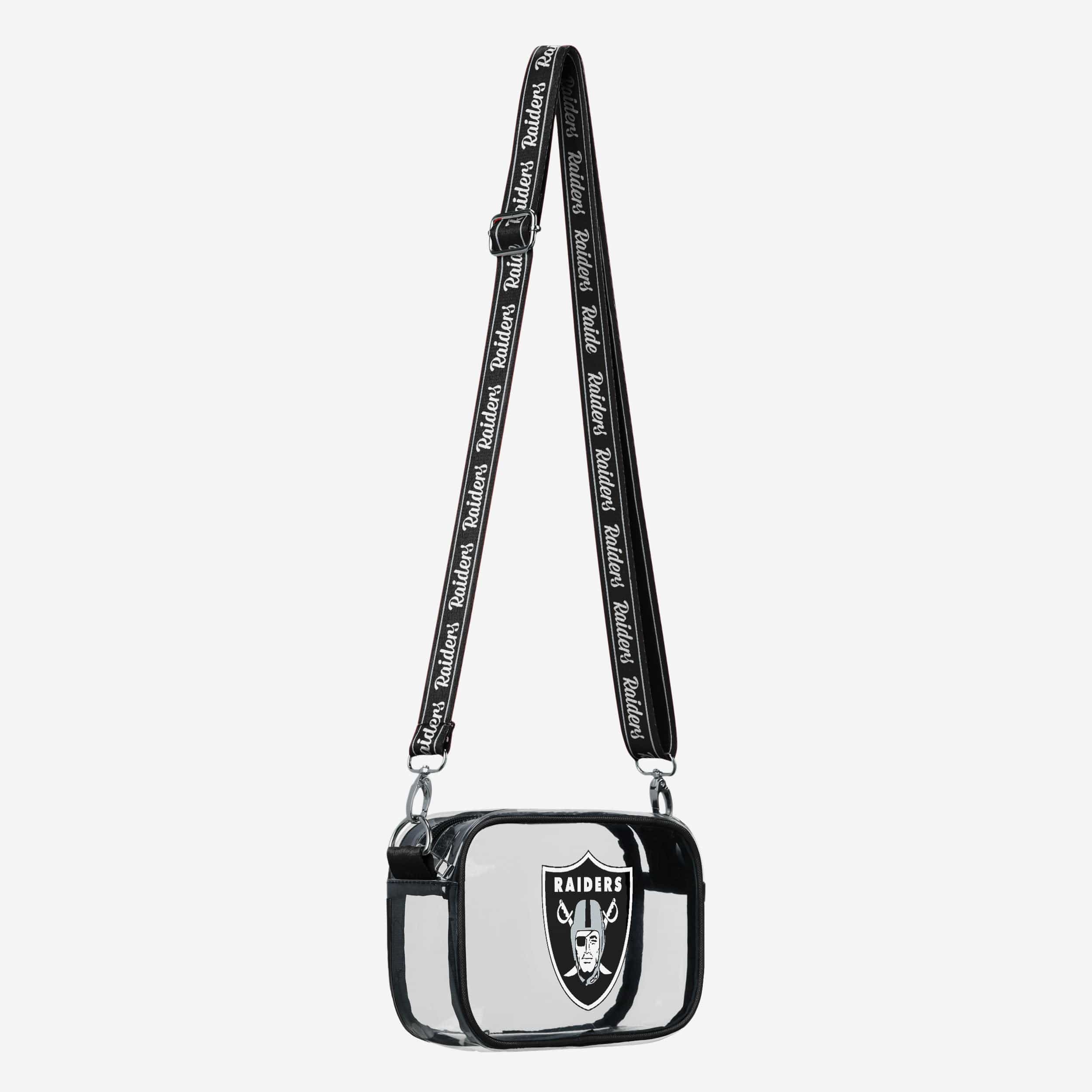 Las Vegas Raiders Team Stripe Clear Crossbody Bag - Image 2