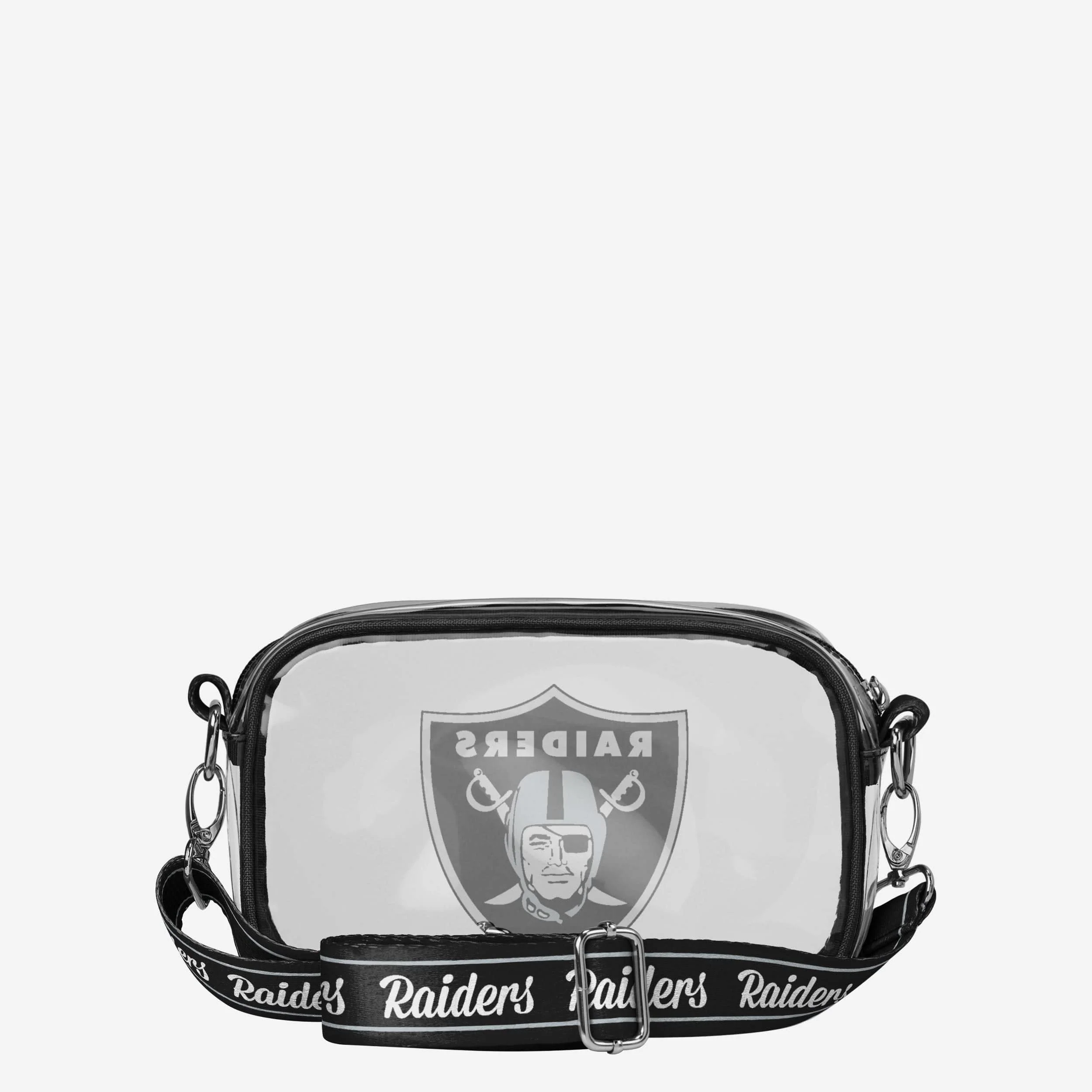 Las Vegas Raiders Team Stripe Clear Crossbody Bag - Image 5