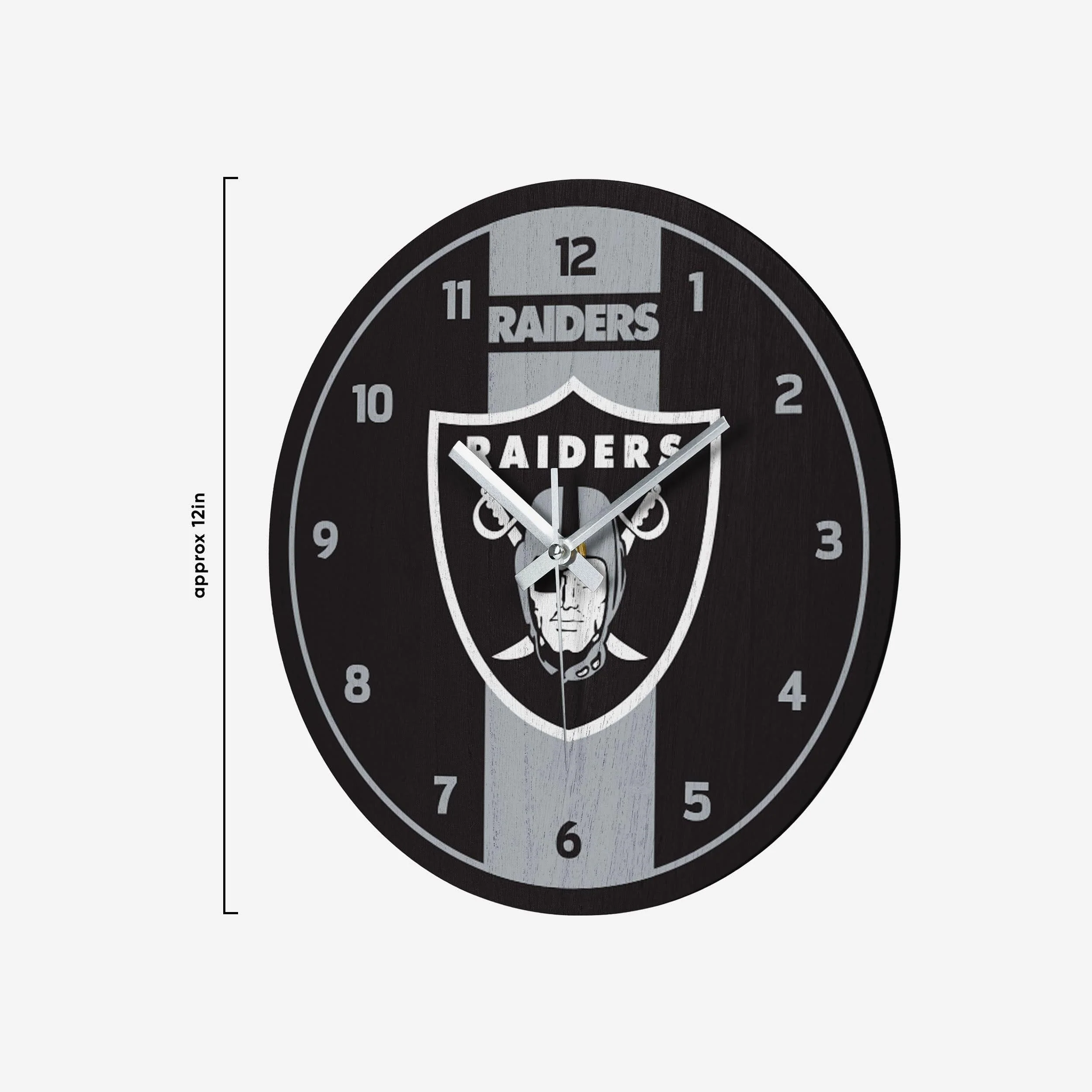 Las Vegas Raiders Team Stripe Clock - Image 2