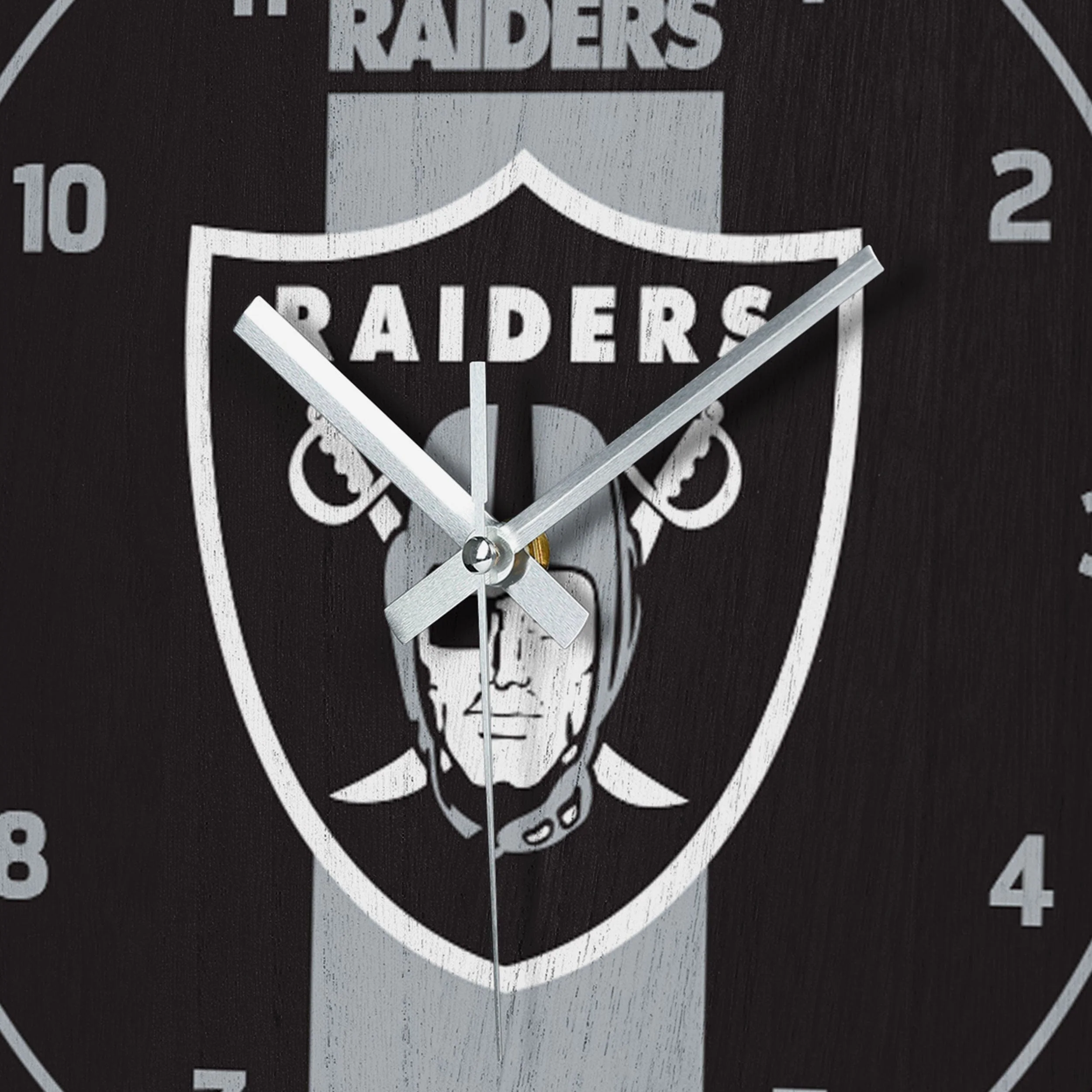 Las Vegas Raiders Team Stripe Clock - Image 3