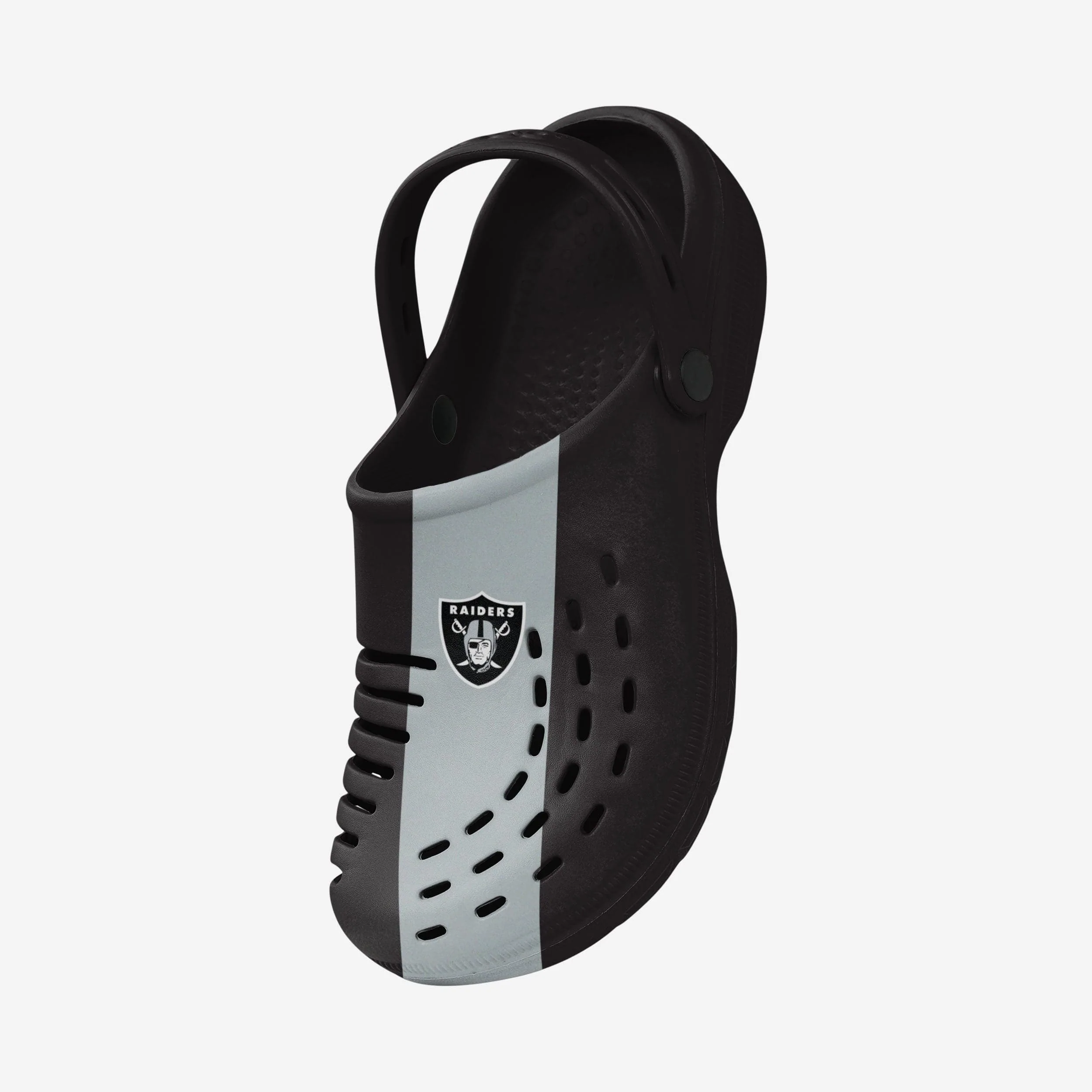 Las Vegas Raiders Team Stripe Clog With Strap - Image 2