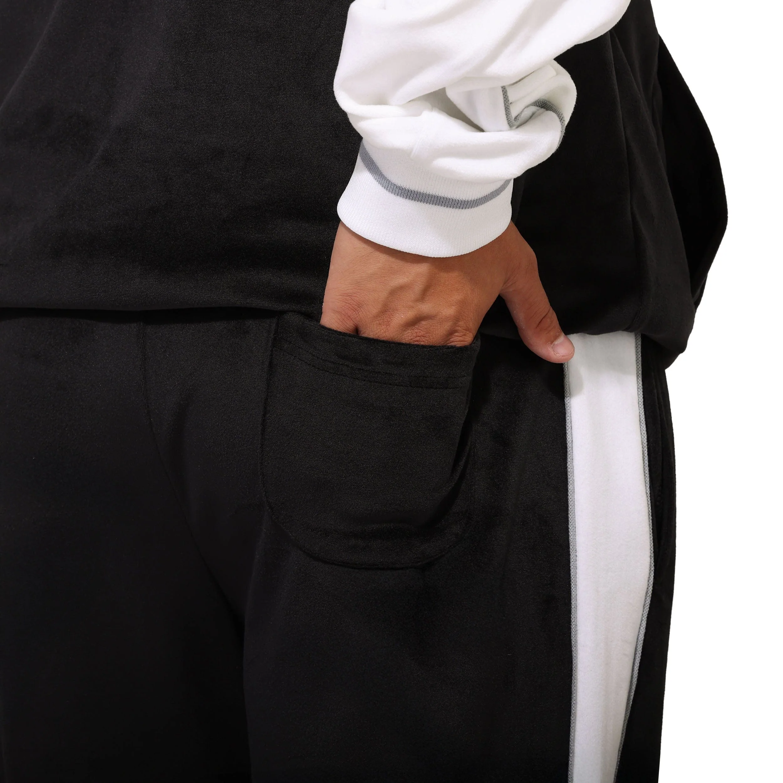 Las Vegas Raiders Two Tone Velour Pants - Image 4