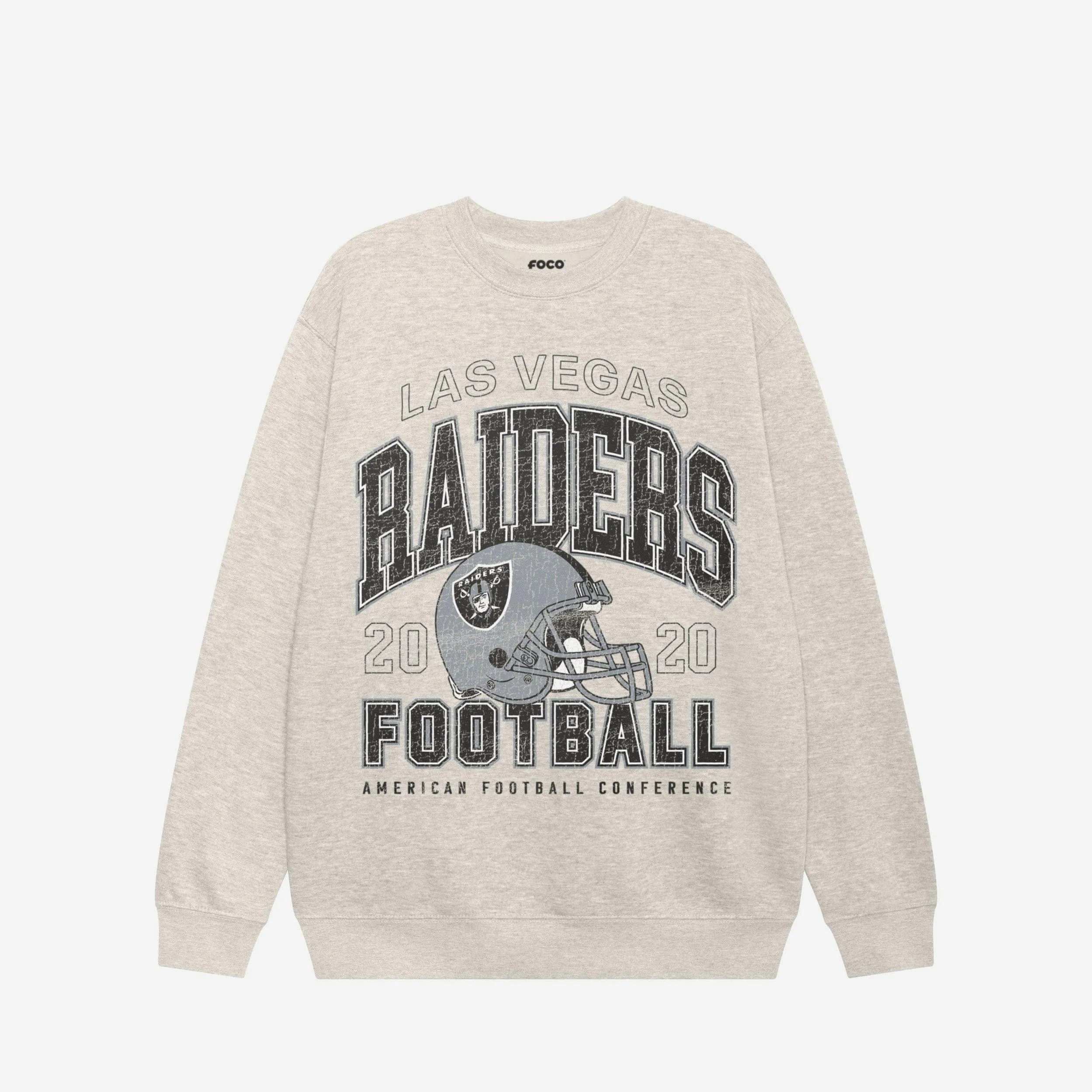 Las Vegas Raiders Varsity Crew Neck Sweatshirt