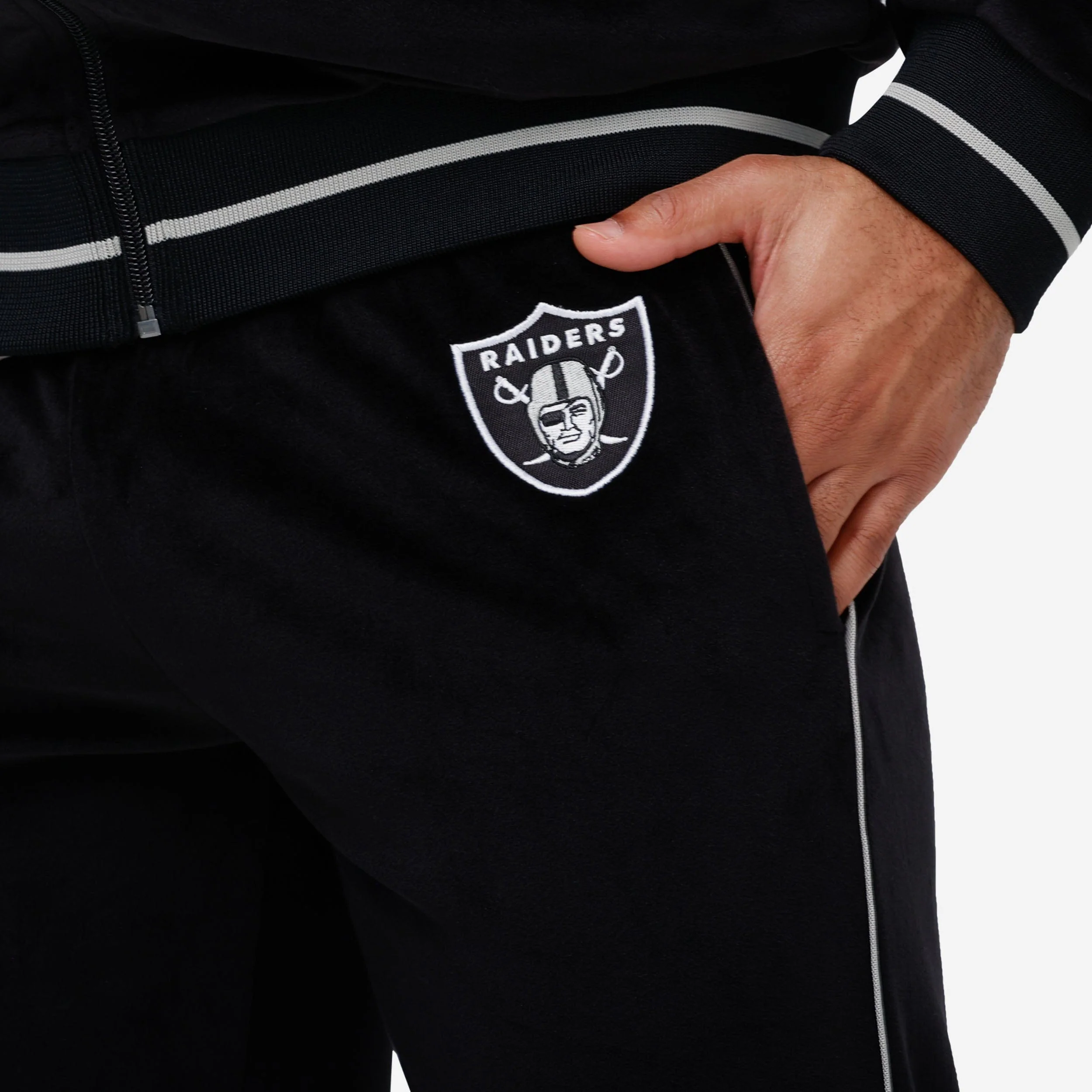Las Vegas Raiders Velour Pants - Image 3