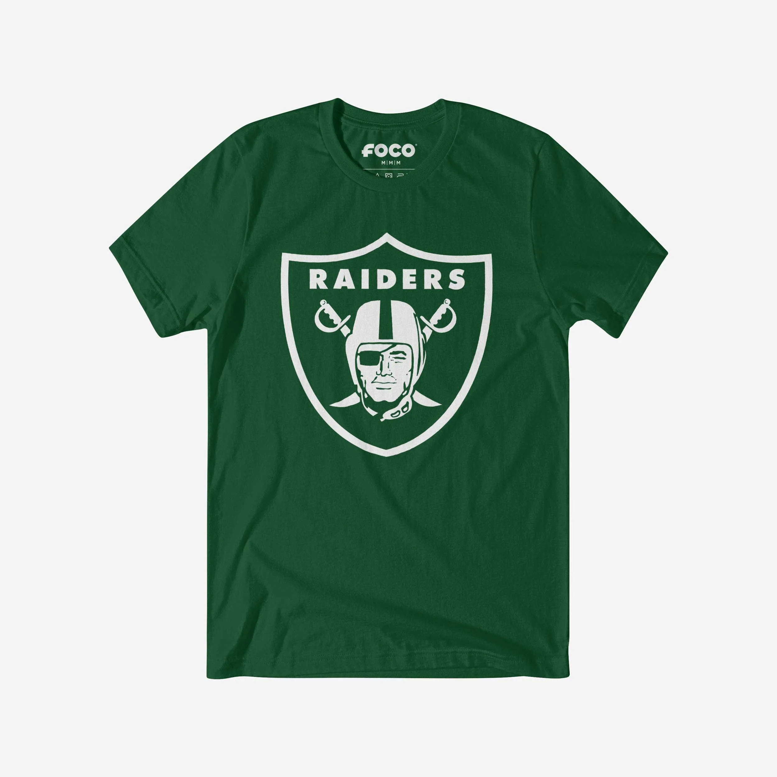 Las Vegas Raiders White Logo T-Shirt