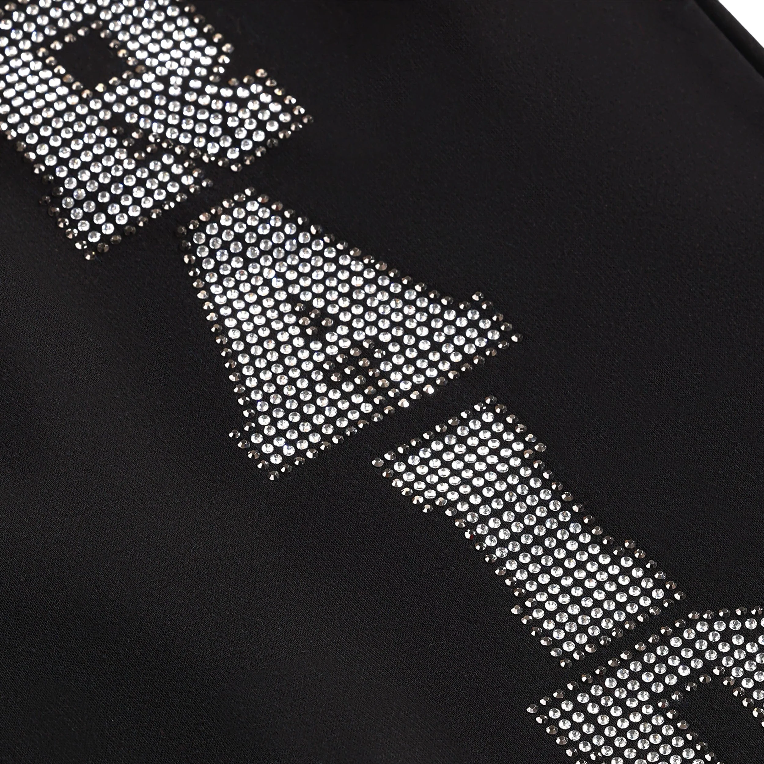 Las Vegas Raiders Womens Big Wordmark Rhinestone Sweatpants - Image 4