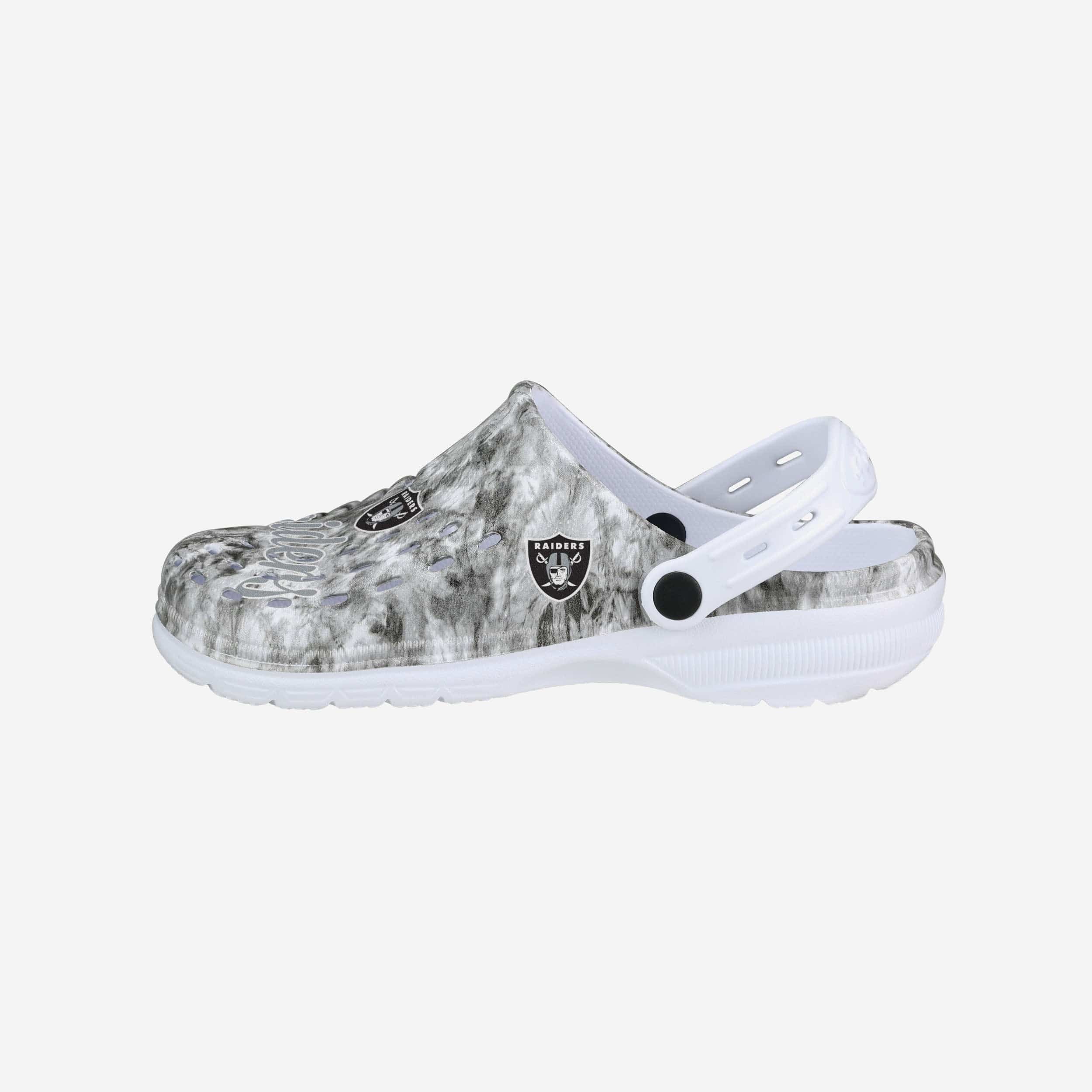 Las Vegas Raiders Womens Cloudie Clog With Strap