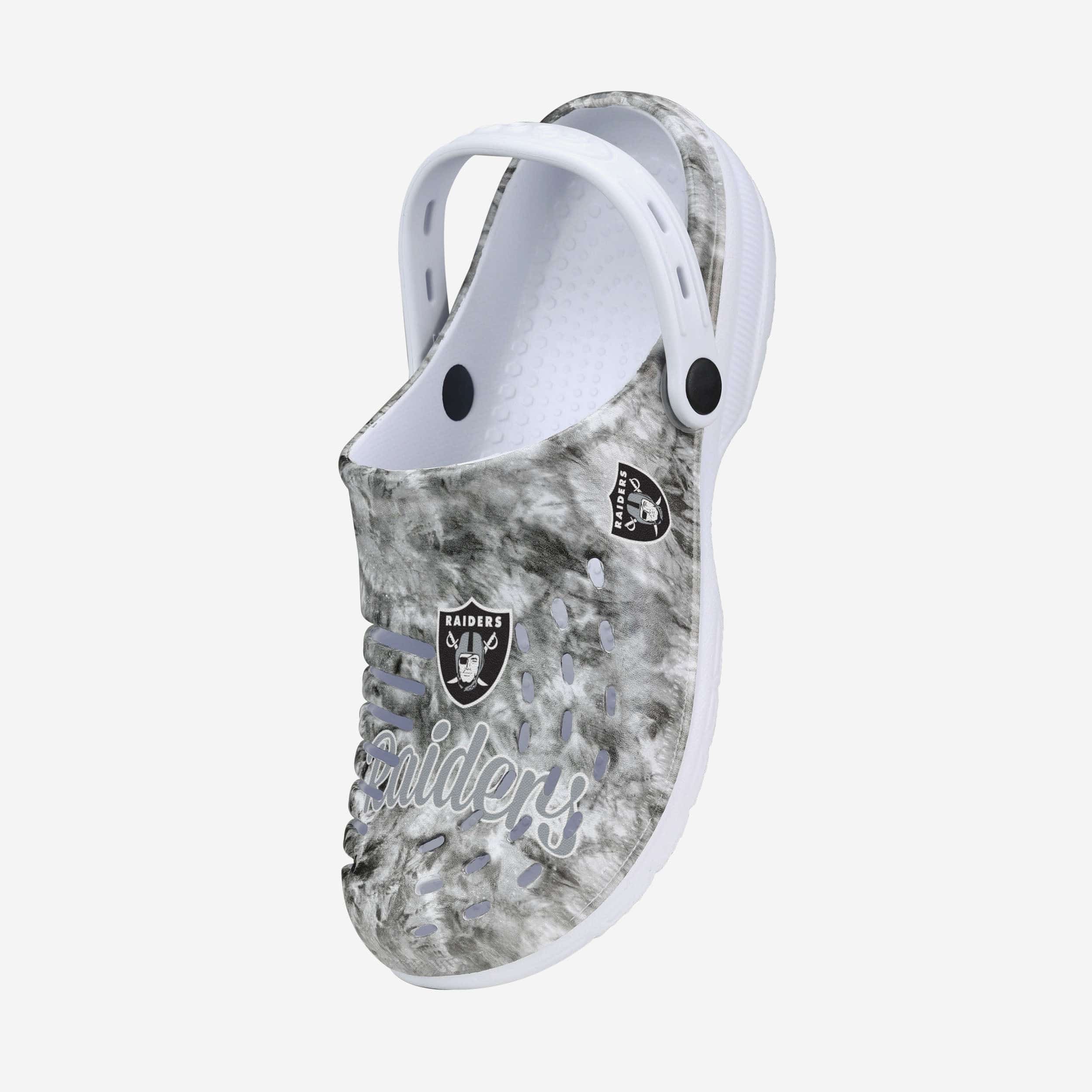 Las Vegas Raiders Womens Cloudie Clog With Strap - Image 2