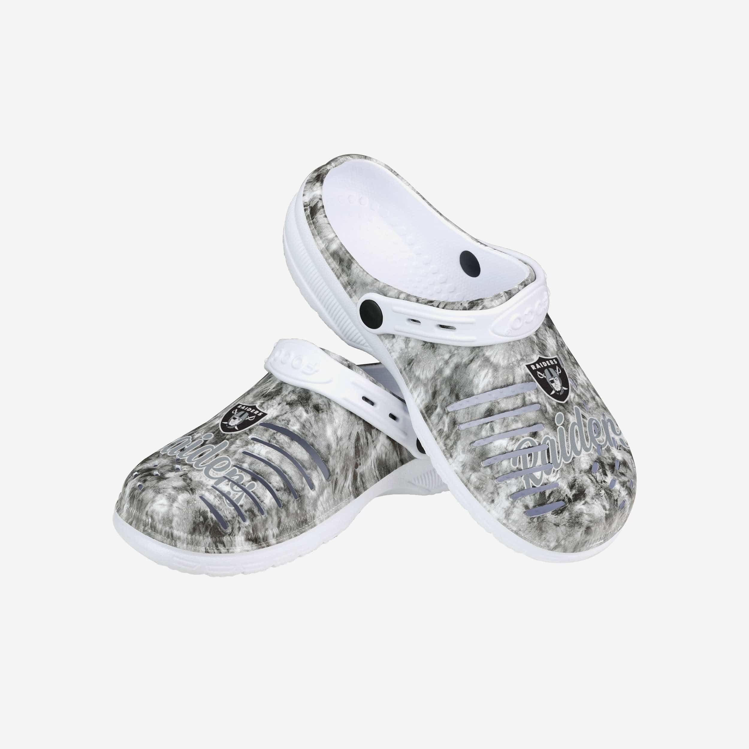 Las Vegas Raiders Womens Cloudie Clog With Strap - Image 3