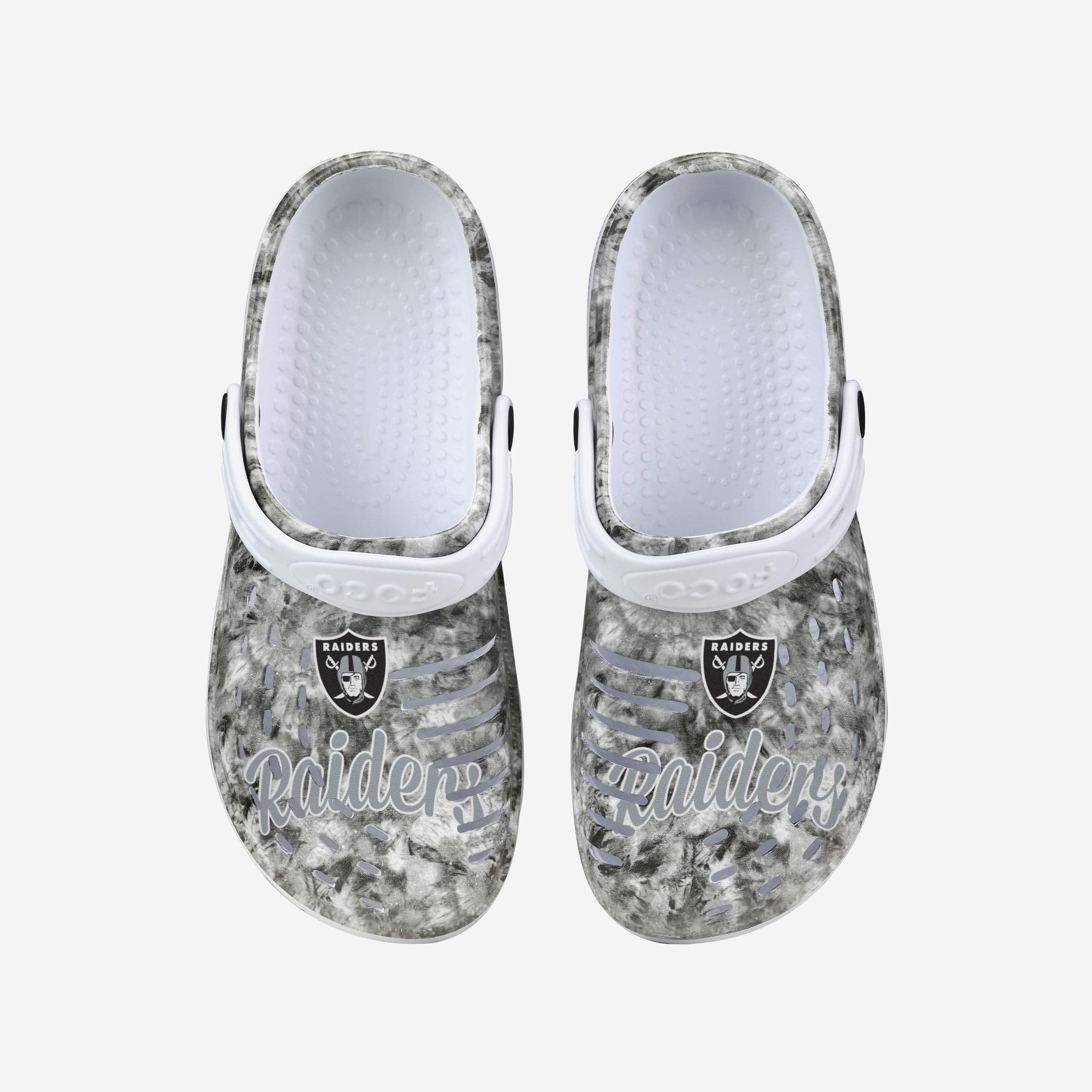Las Vegas Raiders Womens Cloudie Clog With Strap - Image 4